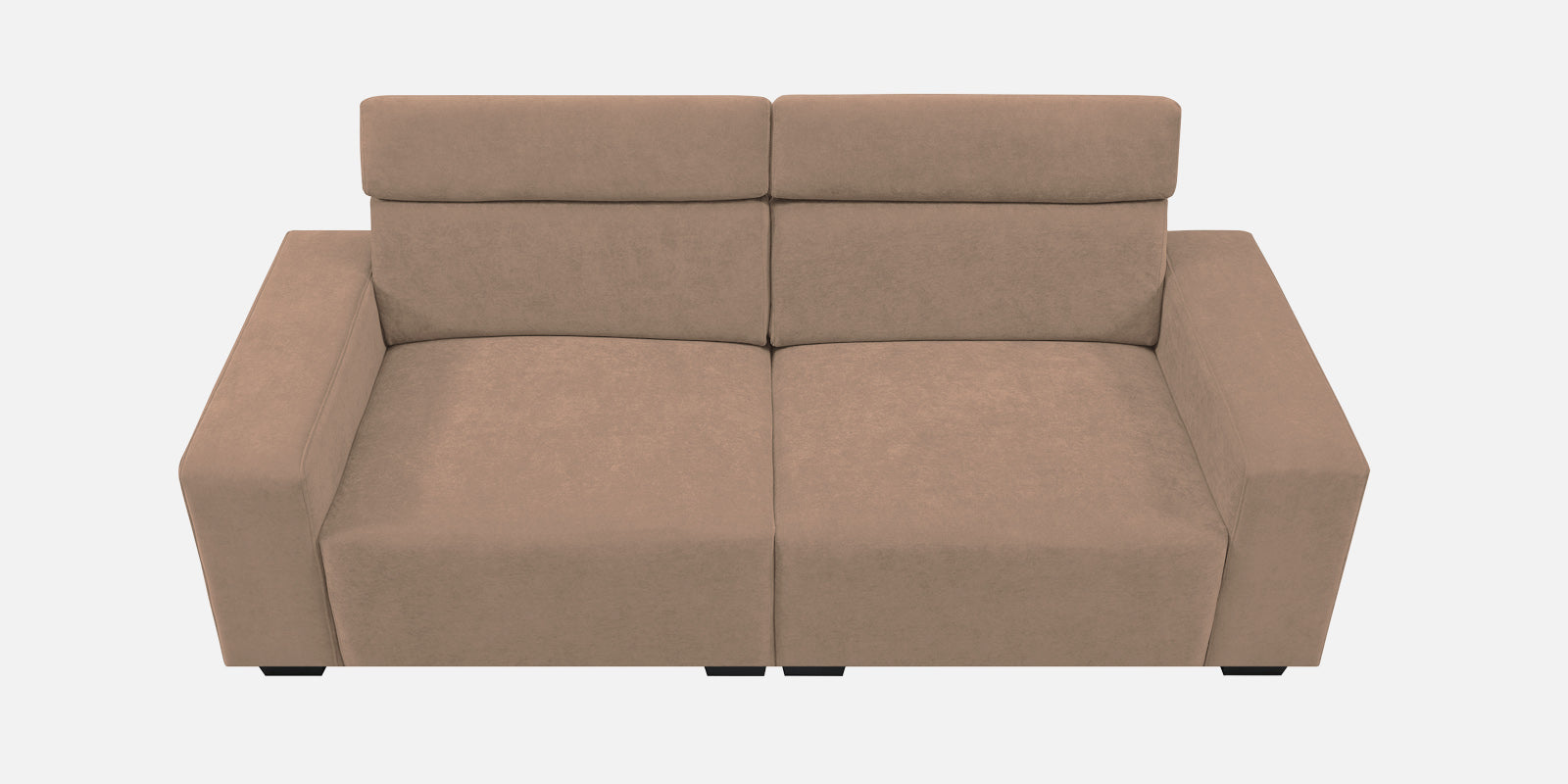 Hiro Fabric 2 Seater Sofa In wheat Beige Colour - Febonic Living