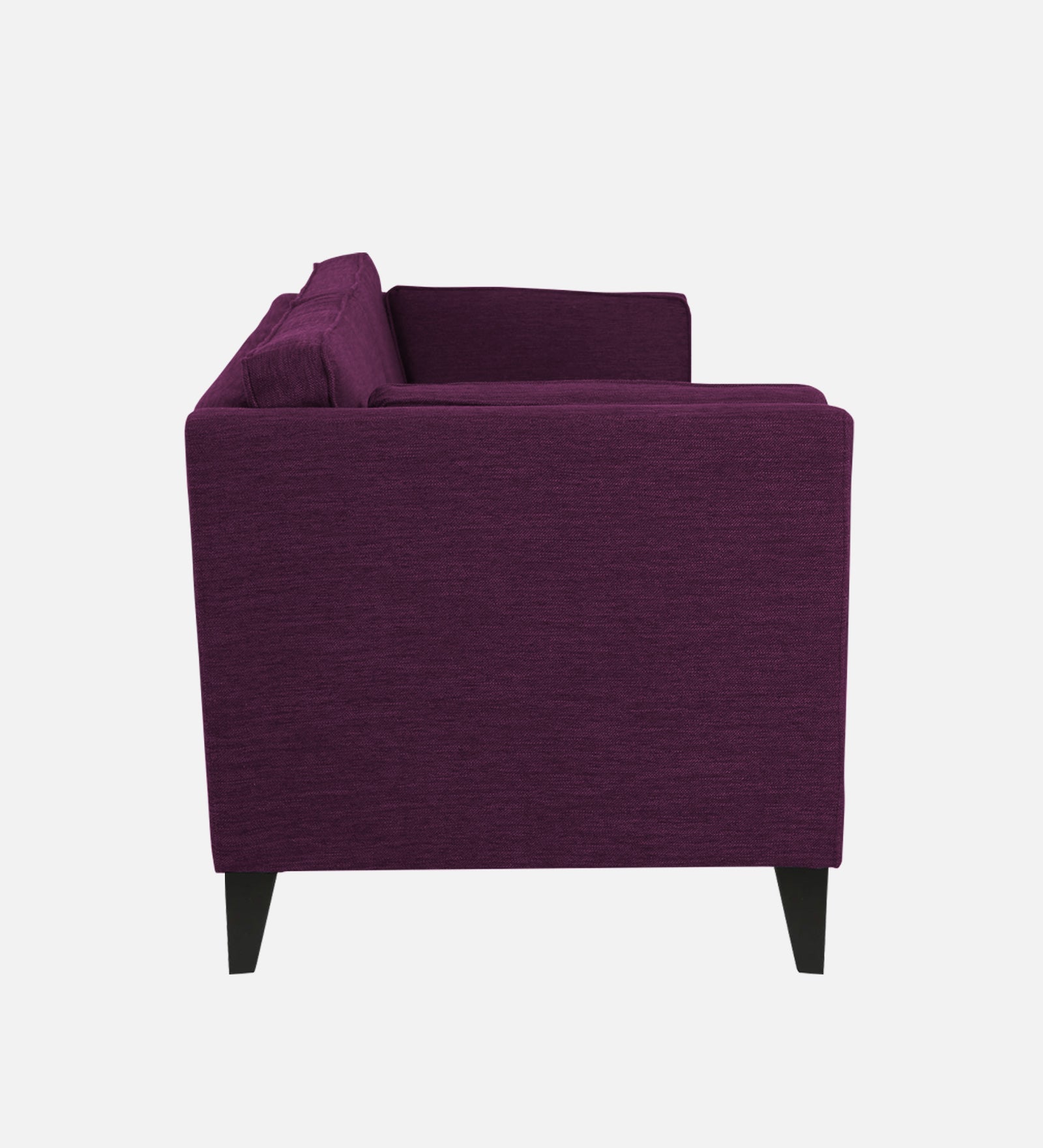 Nigar Fabric 1 Seater Sofa In Greek Purple Colour - Febonic Living
