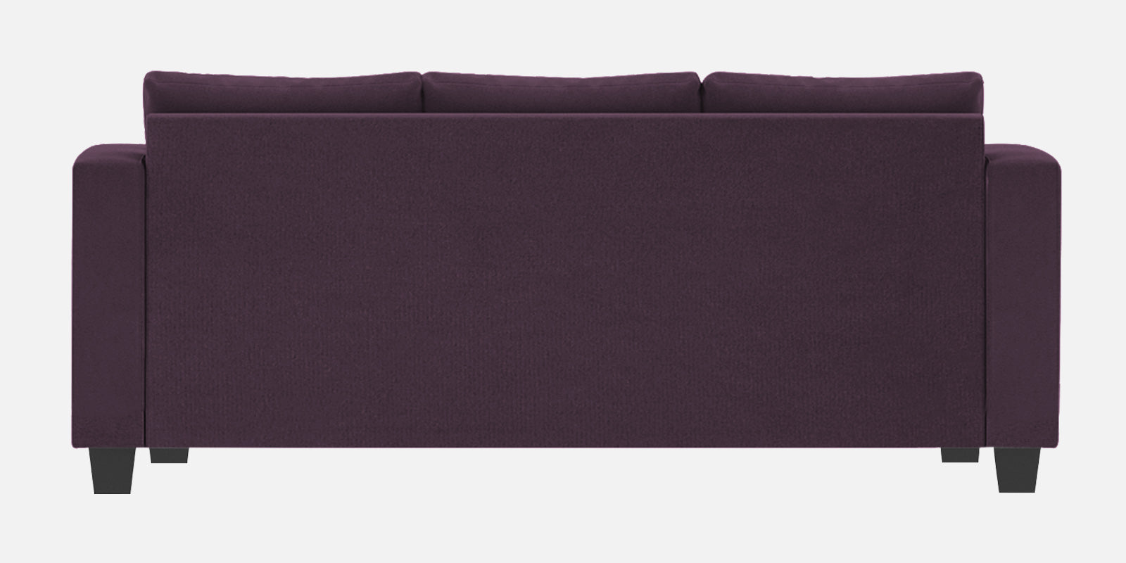 Nabi Fabric 3 Seater Sofa In Greek Purple Colour - Febonic Living