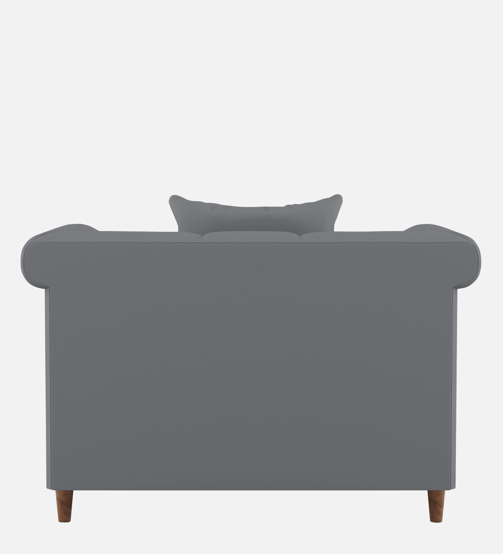 Rubi Velvet 1 Seater Sofa In Pubble Grey Colour - Febonic Living