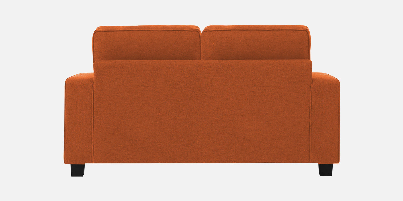 Ladybug Fabric 2 Seater Sofa In Vivid Orange Colour - Febonic Living