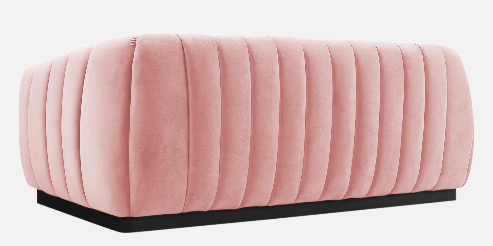 Ferry Velvet 3 Seater Sofa In Millennial Pink Colour - Febonic Living