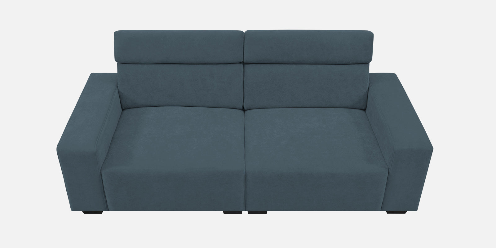 Hiro Fabric 2 Seater Sofa In Cobalt Blue Colour - Febonic Living
