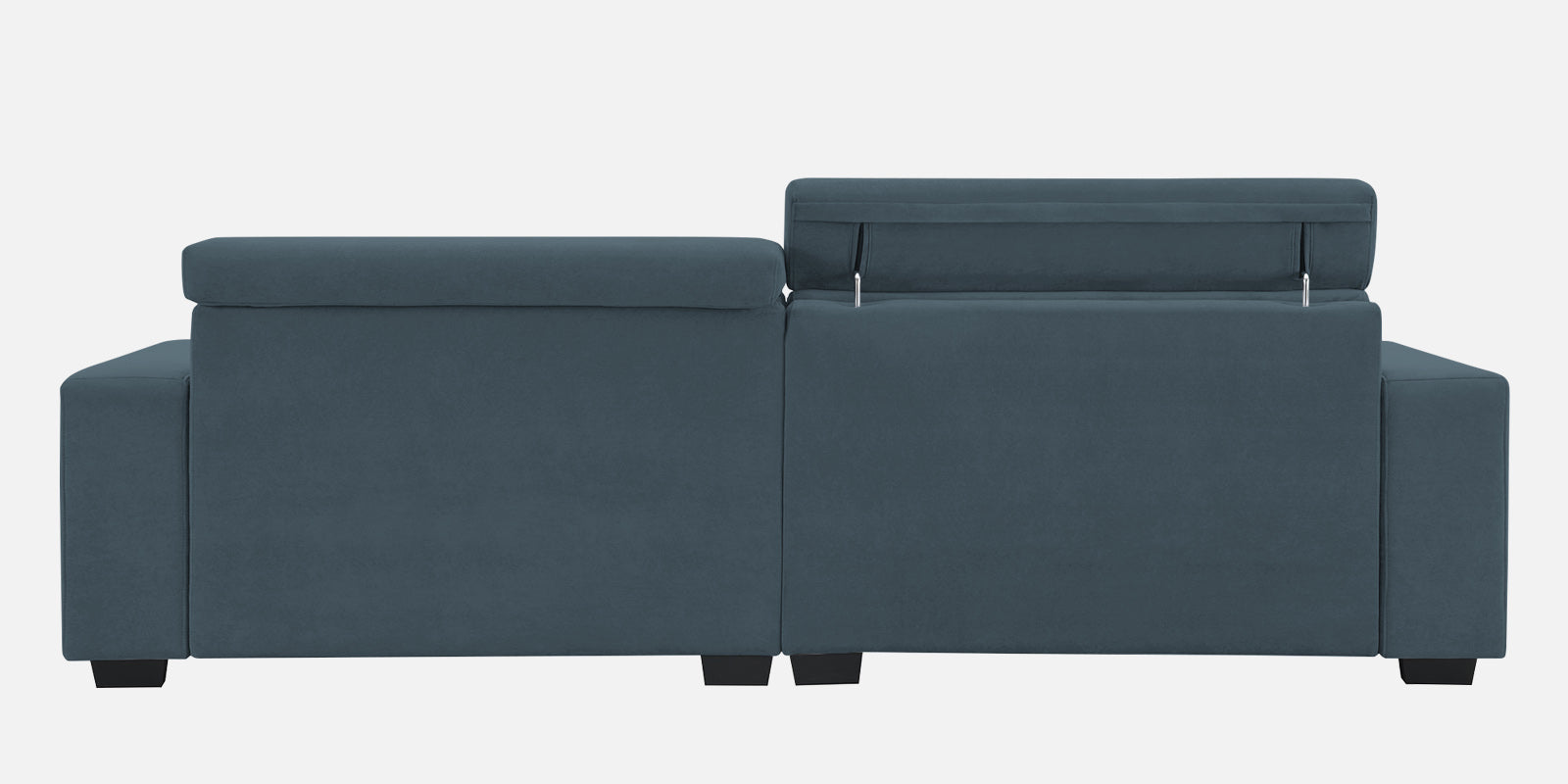 Hiro Fabric 3 Seater Sofa In Cobalt Blue Colour - Febonic Living