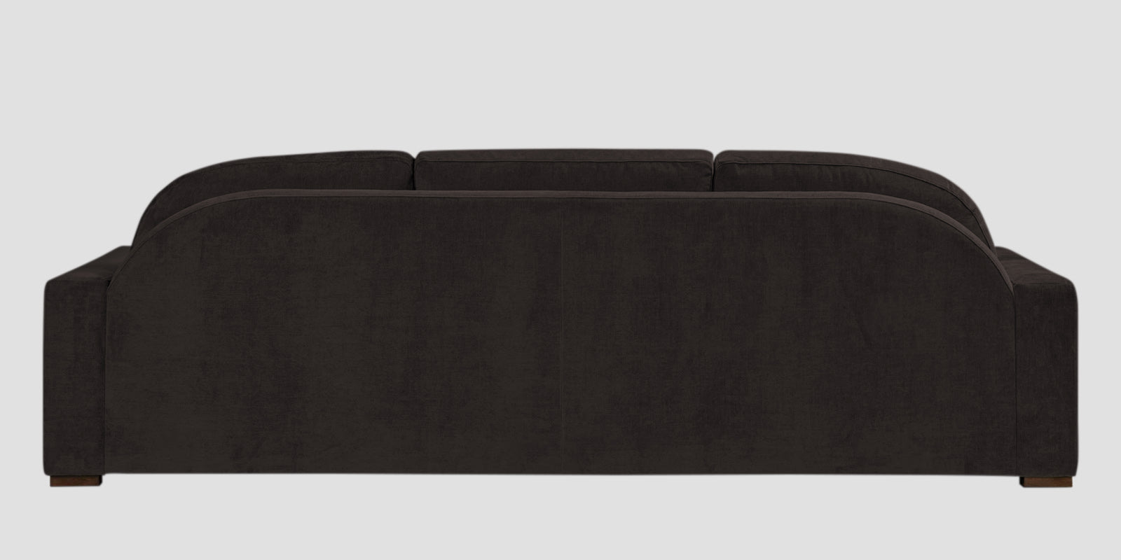 Dara Fabric 3 Seater Sofa In Cara Brown Colour - Febonic Living
