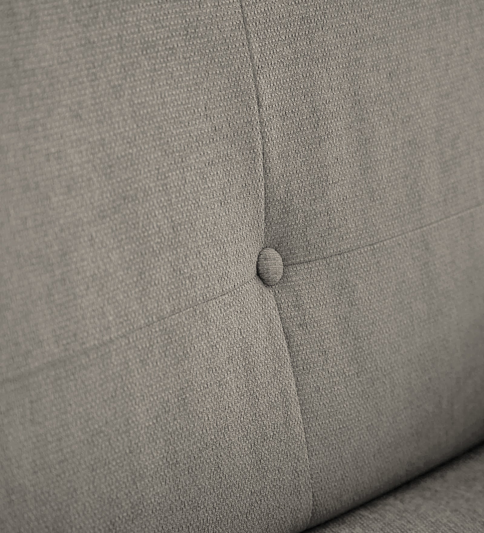 Noha Fabric 1 Seater Sofa In Ash Grey Colour - Febonic Living