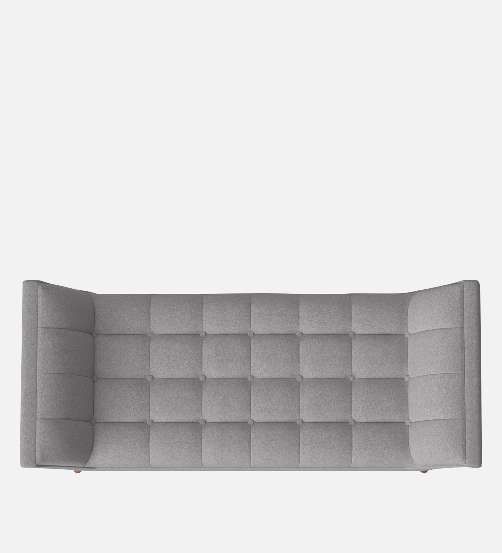 Cartes Velvet Bench In Concrete Grey Colour - Febonic Living