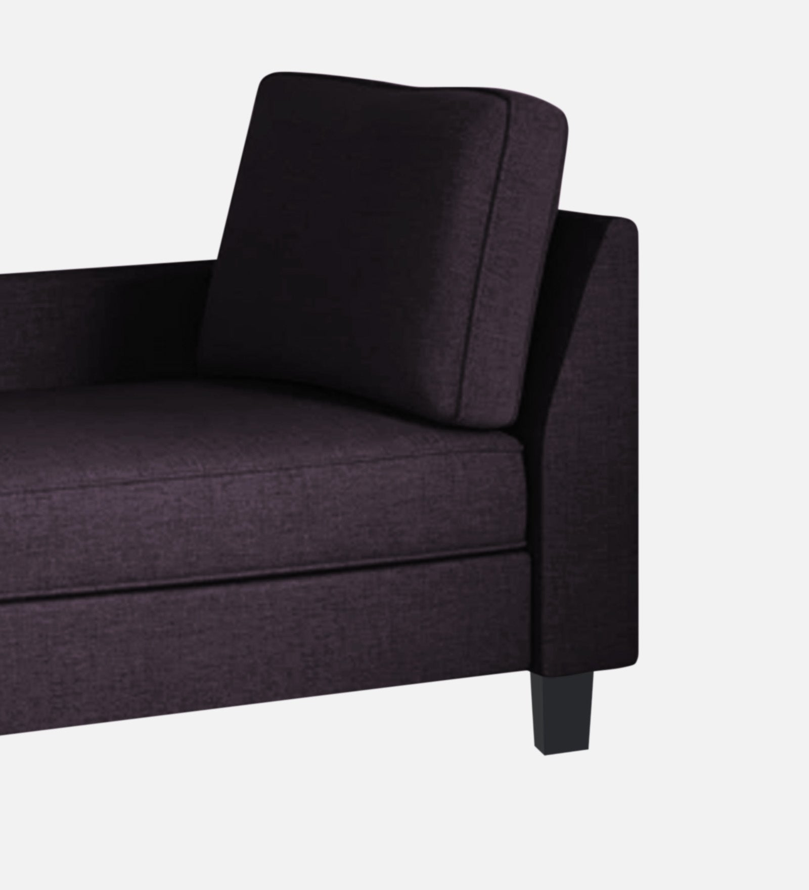 Harry Fabric LHS Chaise Lounger In Cara Brown Colour - Febonic Living