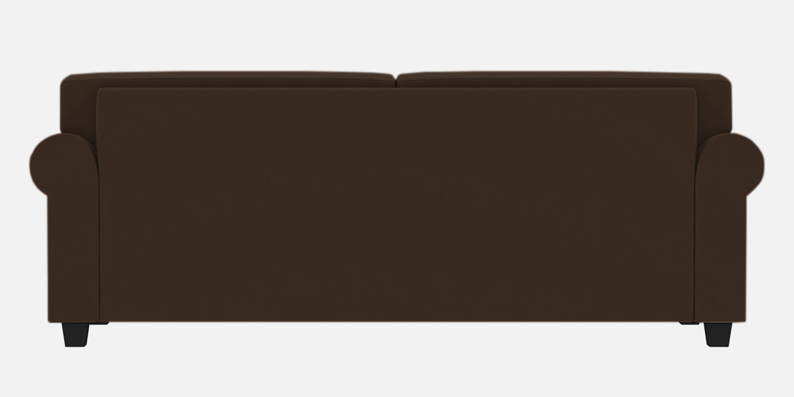 Numonk Velvet 3 Seater Sofa In Chocolate Brown Colour - Febonic Living