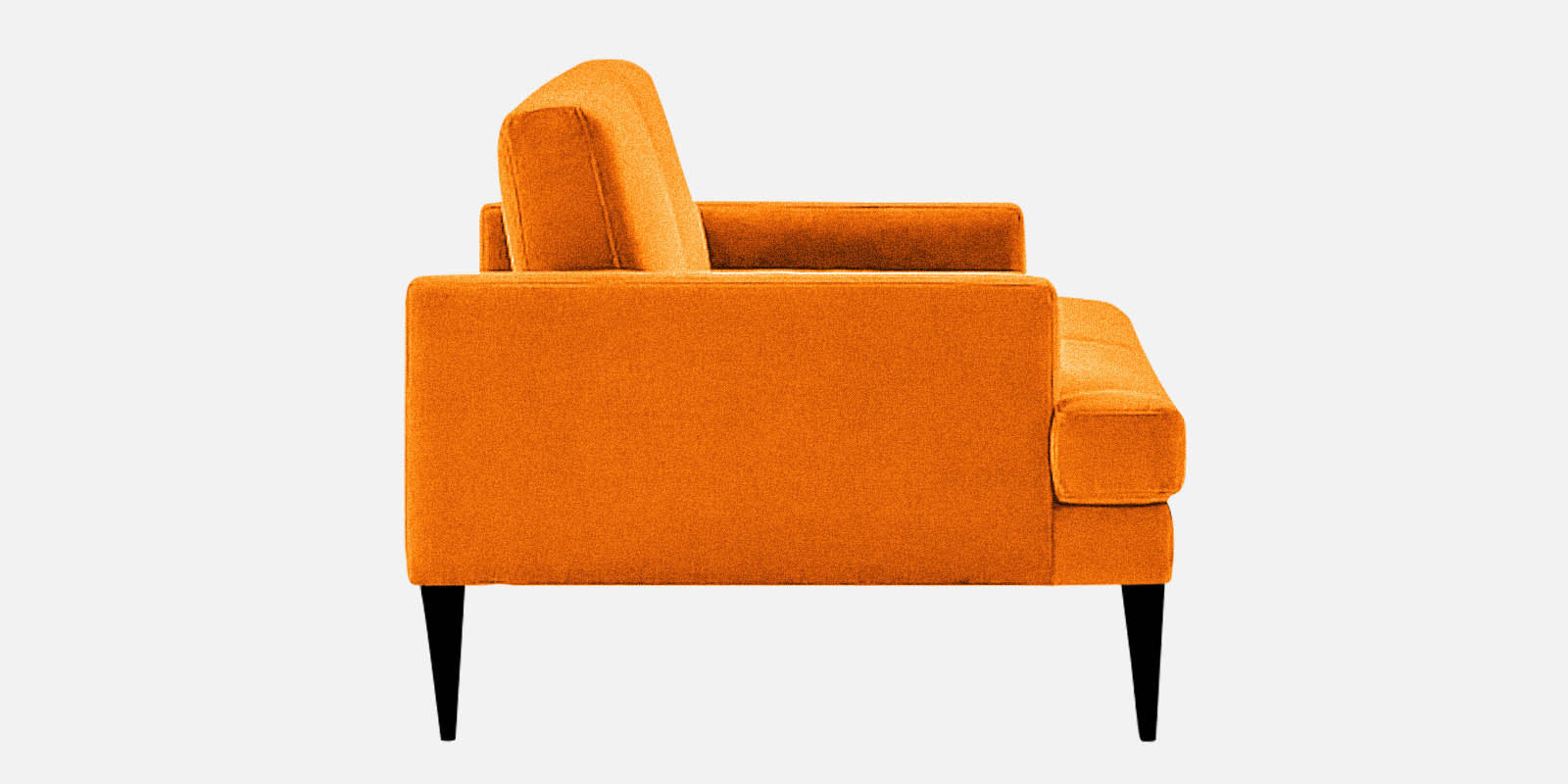 Zoya Fabric 3 Seater Convertible Sofa Cum Bed In Vivid Orange Colour - Febonic Living