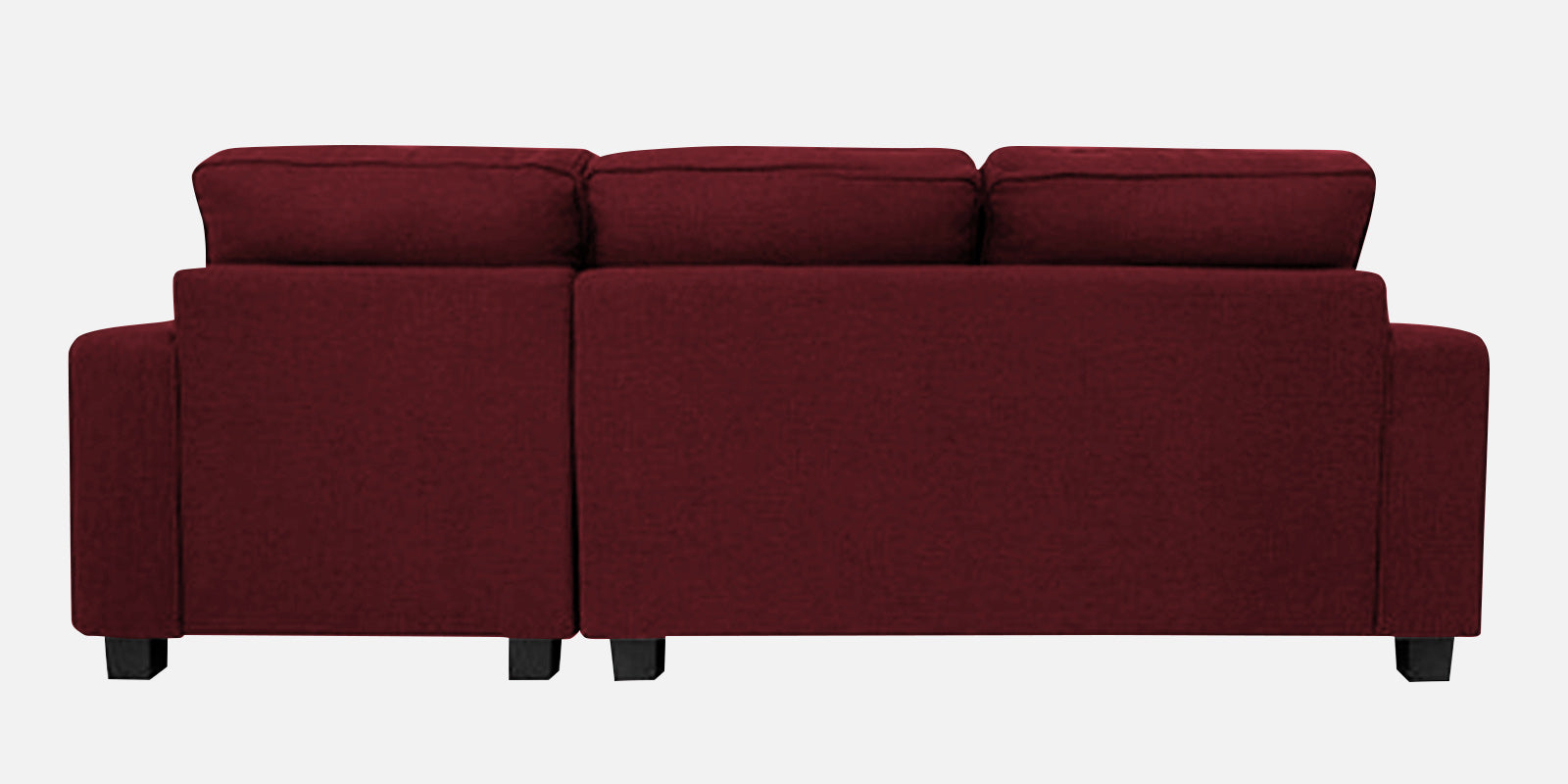 Ladybug Fabric RHS Sectional Sofa (2+Lounger) In Blood Maroon Colour - Febonic Living