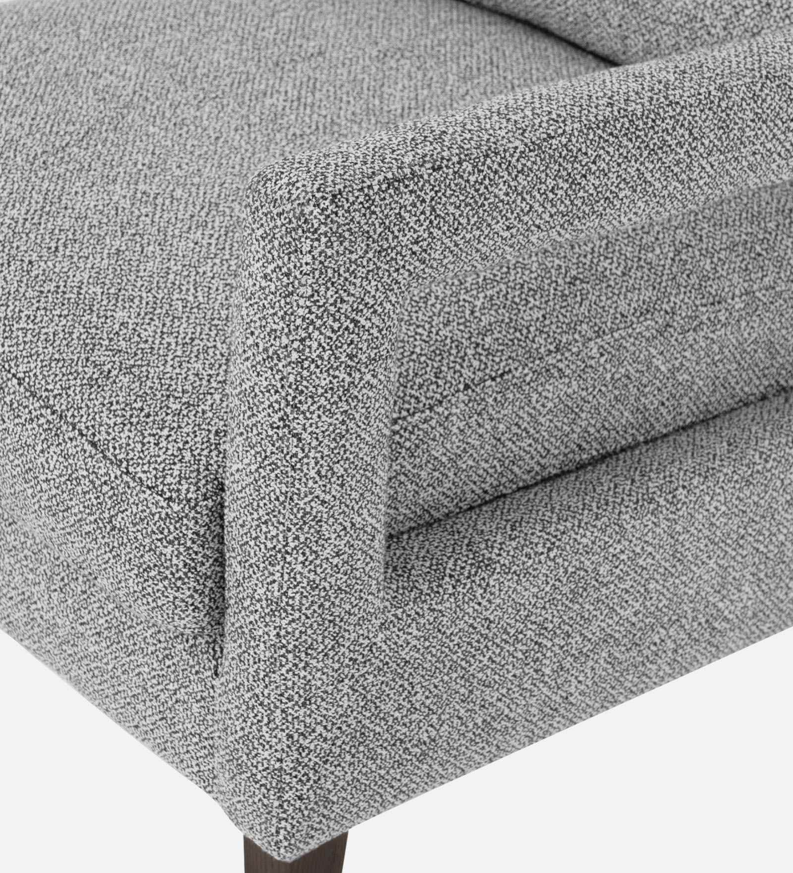 Olsen Fabric Arm Chair In Lit Grey Colour - Febonic Living