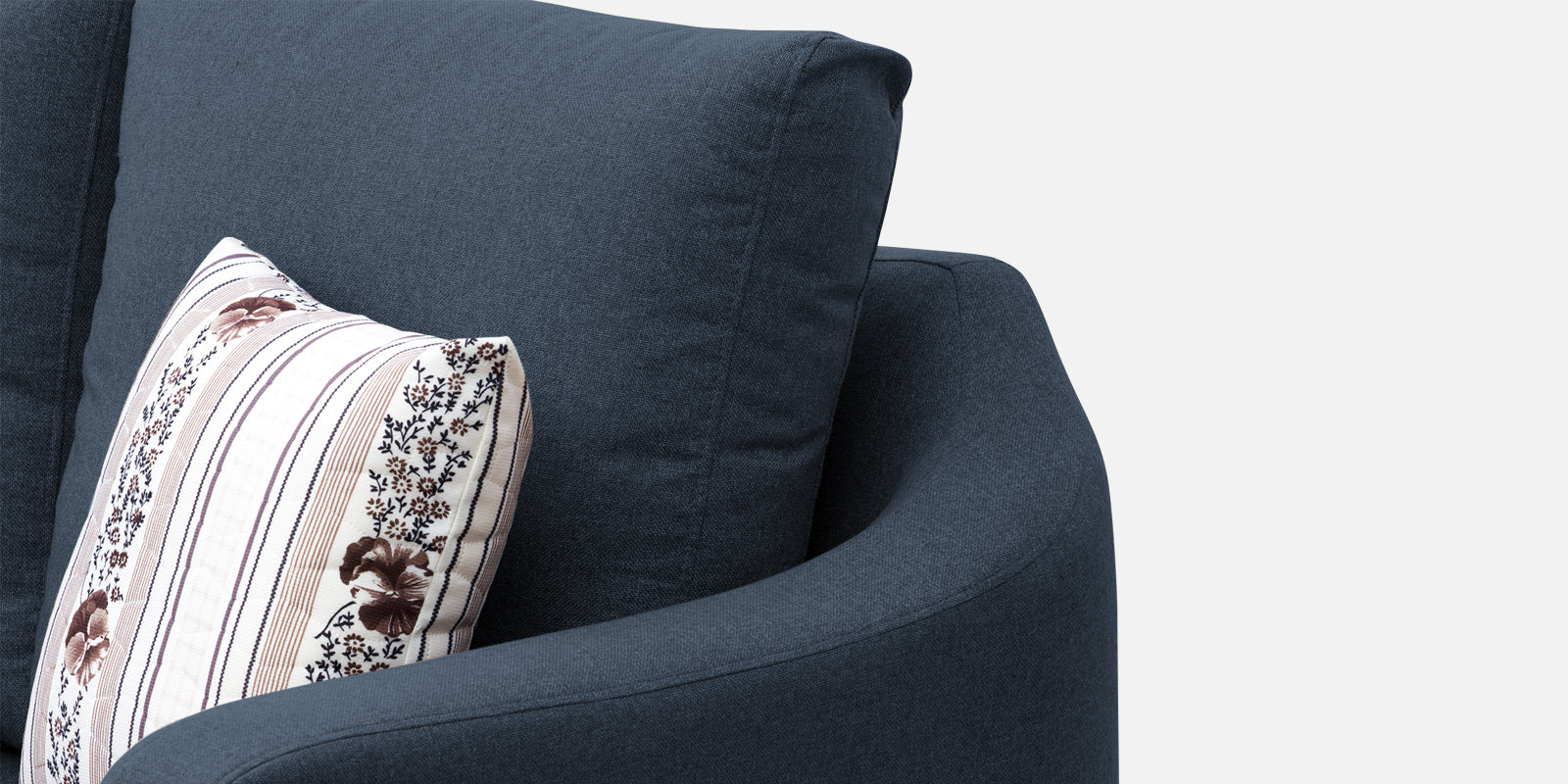 Kevin Fabric 2 Seater Sofa In Light Blue Colour - Febonic Living