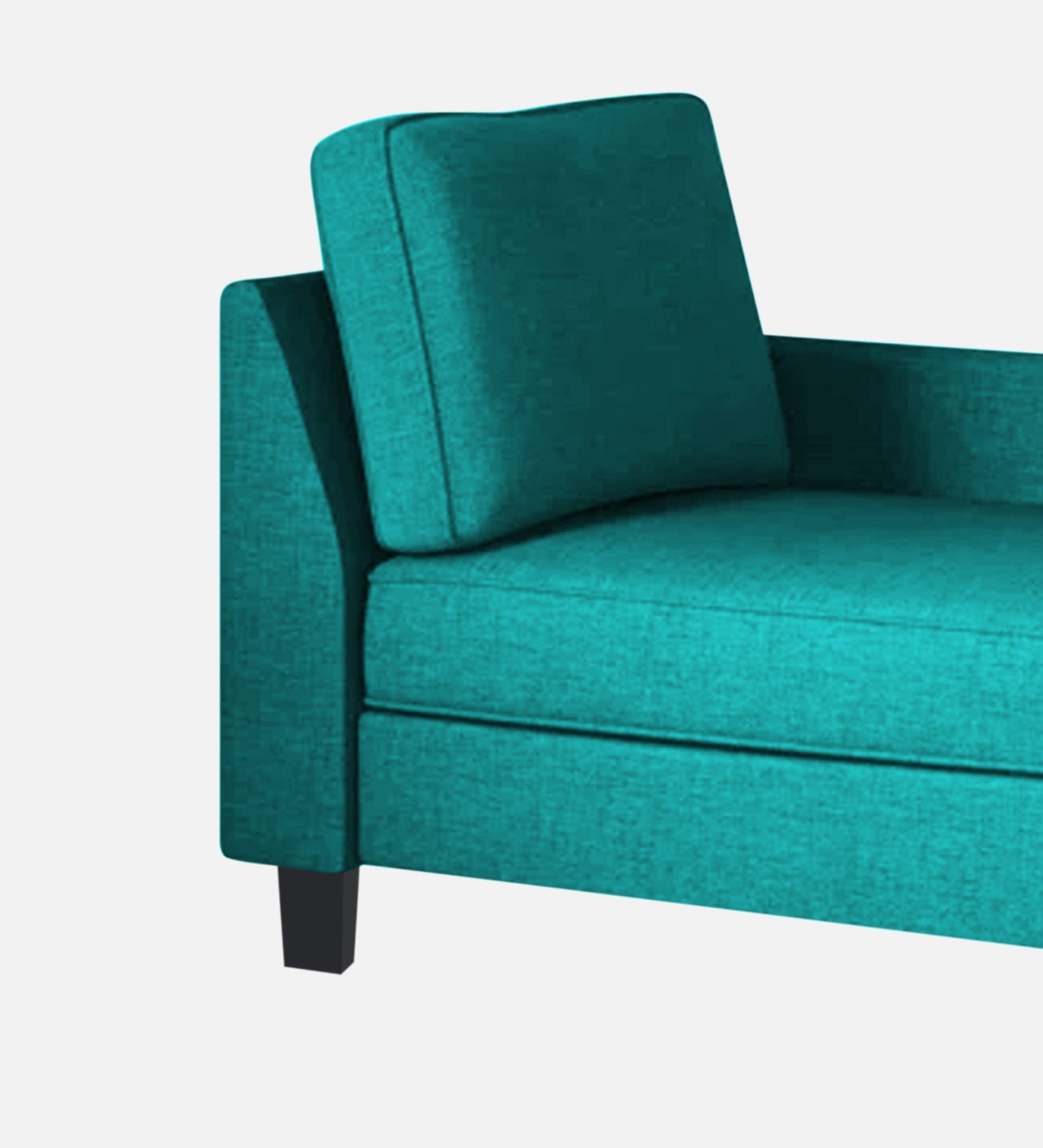 Harry Fabric RHS Chaise Lounger In Sea Green Colour - Febonic Living