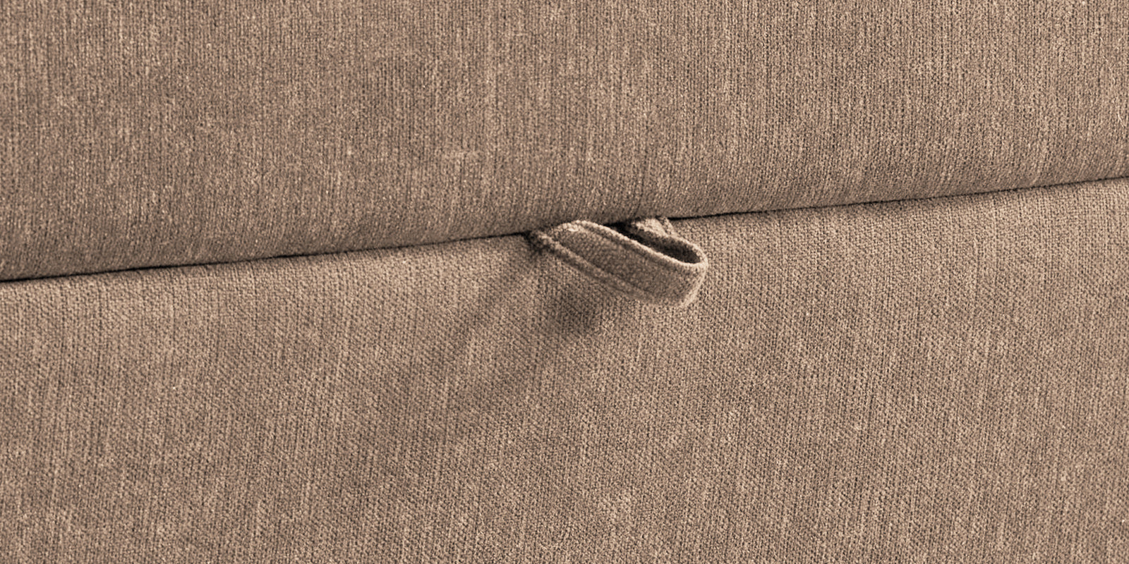 Kara Fabric 3 Seater Pull Out Sofa Cum Bed In Cookie Beige Colour - Febonic Living