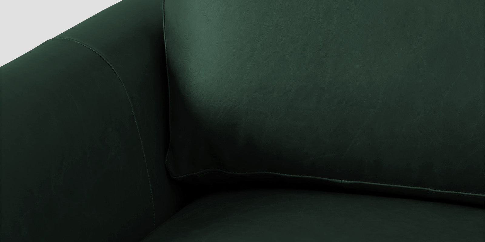 Sterio Leatherette 2 Seater Sofa In Basil Green Colour - Febonic Living