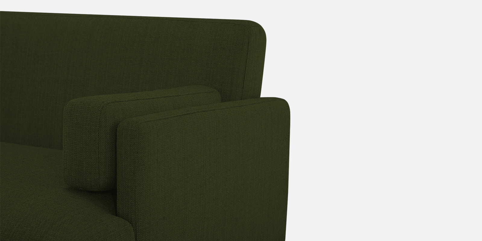 Ricky Fabric 3 Seater Sofa In Olive Green Colour - Febonic Living