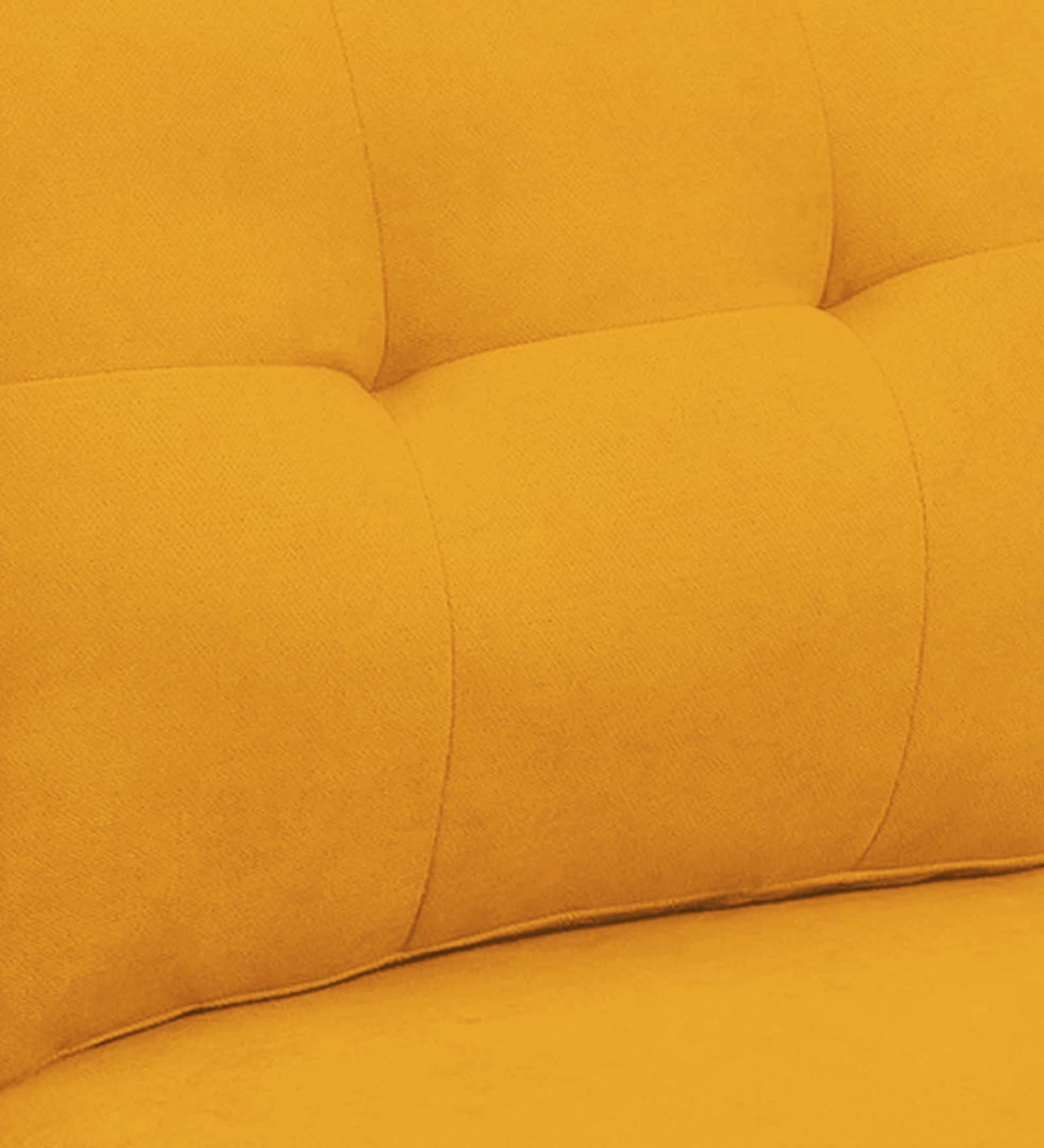 Thomas Fabric 1 Seater Sofa In Bold Yellow Colour - Febonic Living