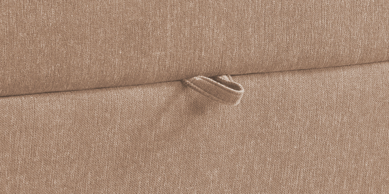 Kara Fabric 3 Seater Pull Out Sofa Cum Bed In Cosmic Beige Colour - Febonic Living