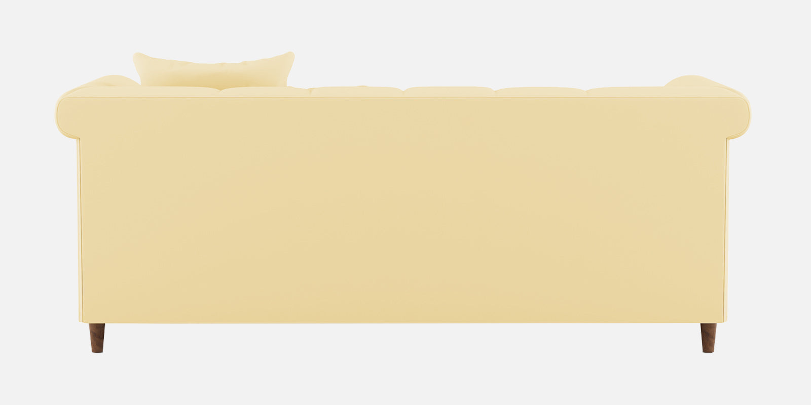 Rubi Velvet 3 Seater Sofa In Sandy Beige Colour - Febonic Living