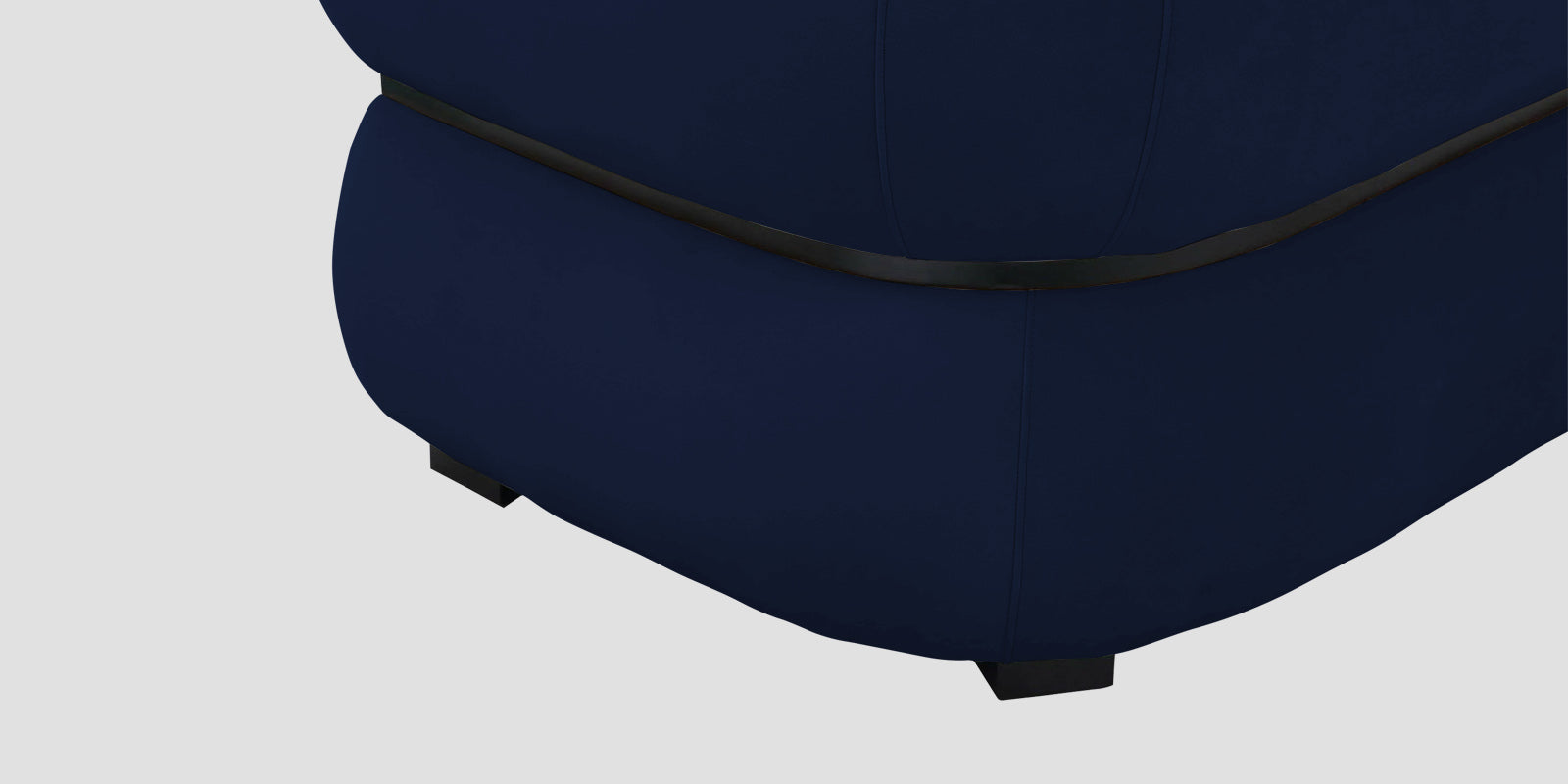 Kula Velvet 3 Seater Sofa In Indigo Blue Colour - Febonic Living