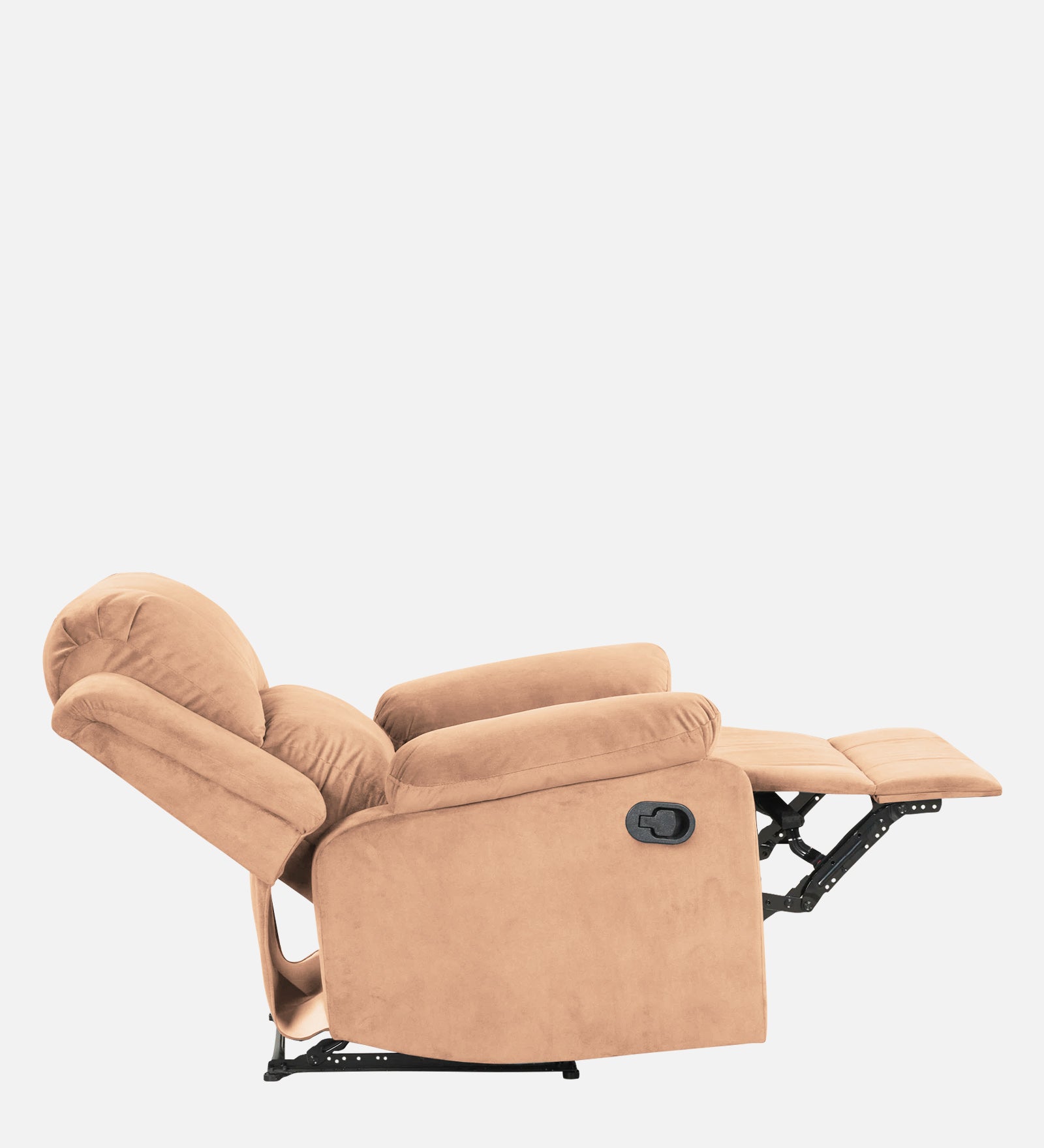 Henry Fabric 1 Seater Manual Recliner In Cosmic Beige Colour - Febonic Living