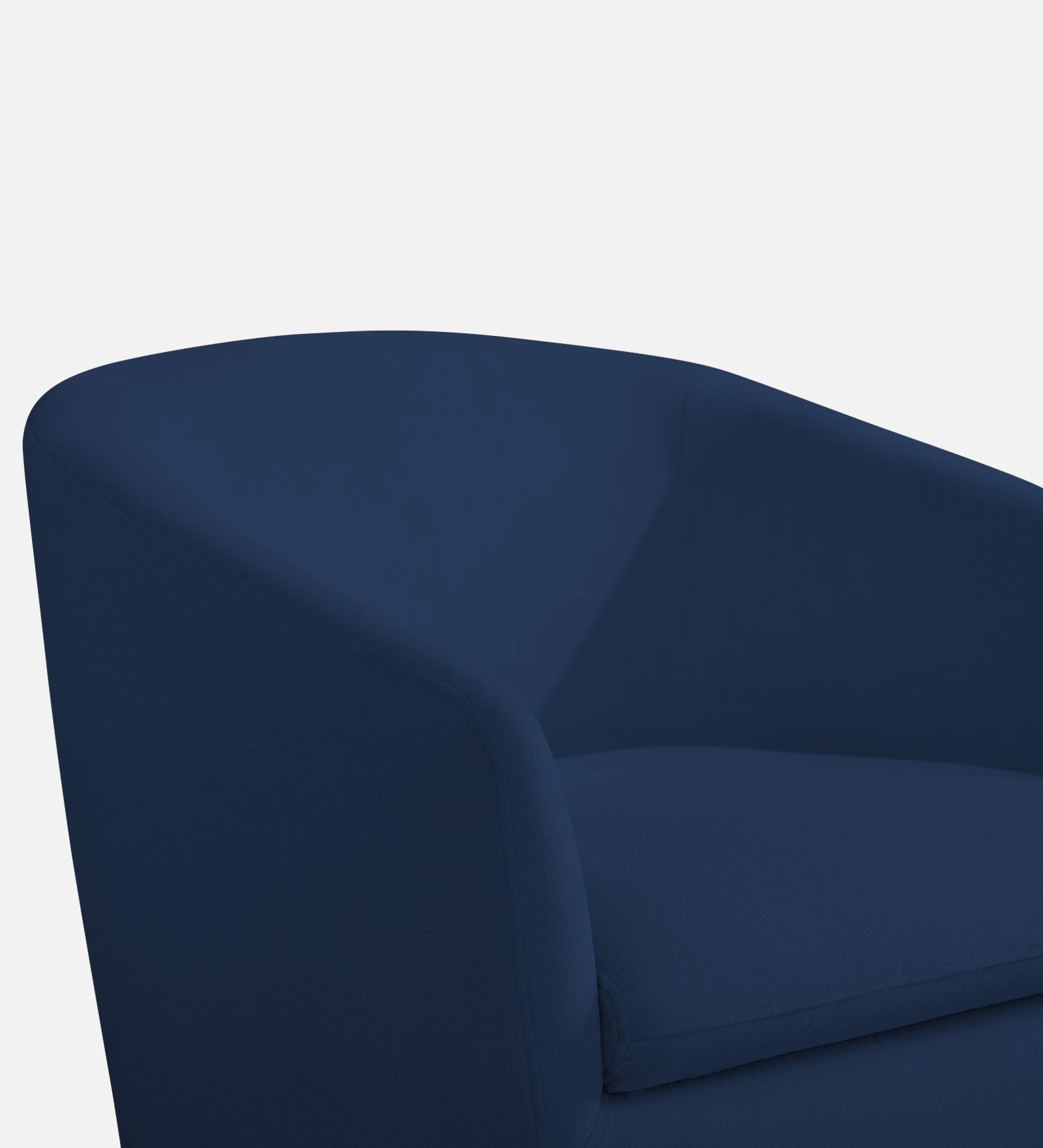 Haddie Velvet Swivel Chair In Imperial Blue Colour - Febonic Living