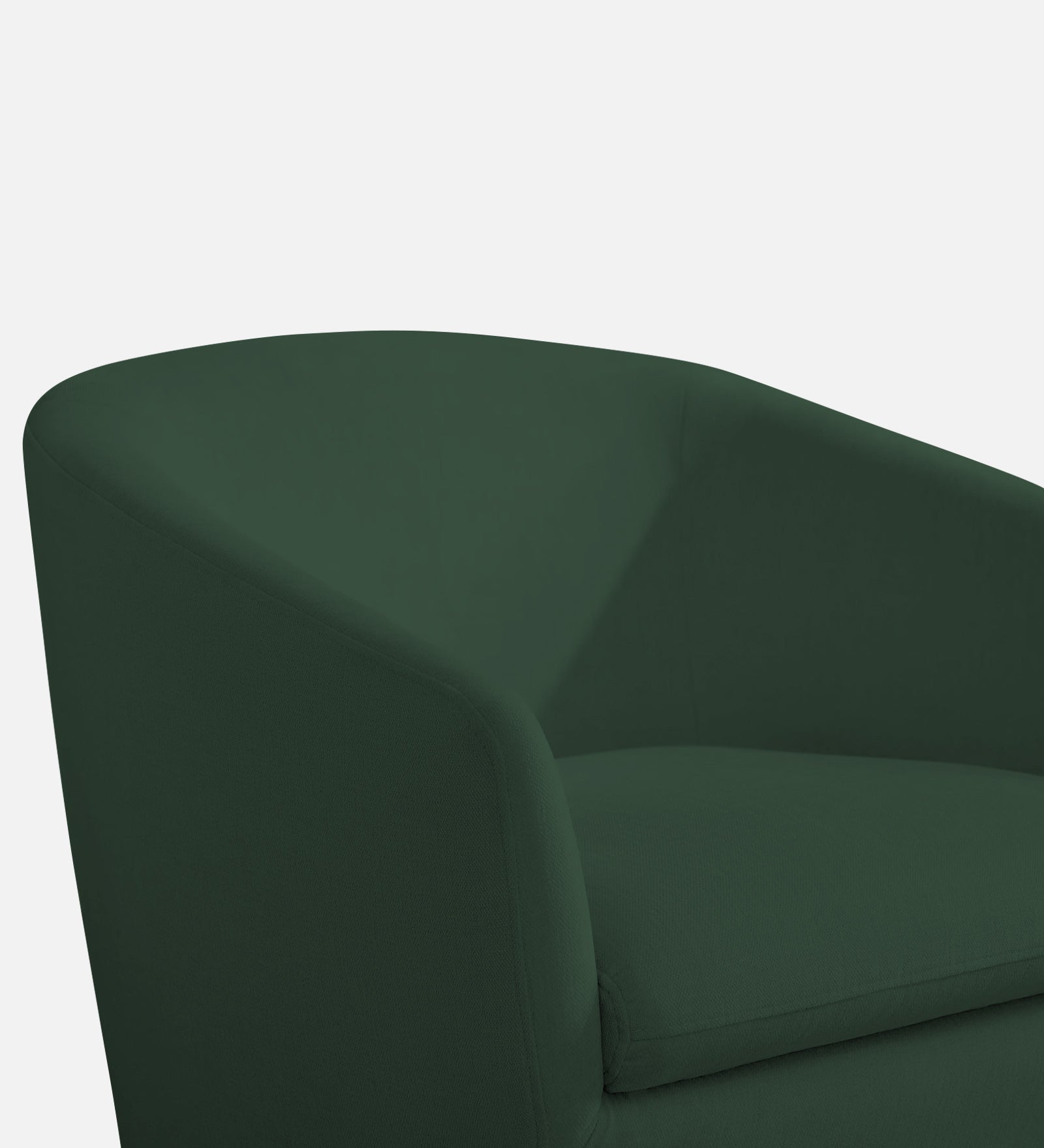 Haddie Velvet Swivel Chair In Amazon Green Colour - Febonic Living