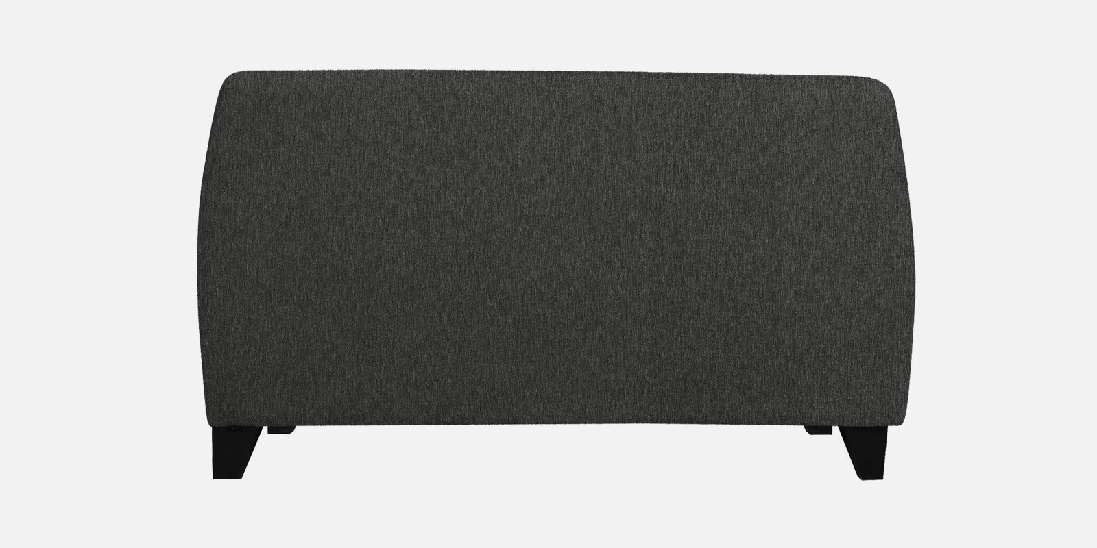 Melaan Fabric 2 Seater Sofa In Charcoal Grey Colour