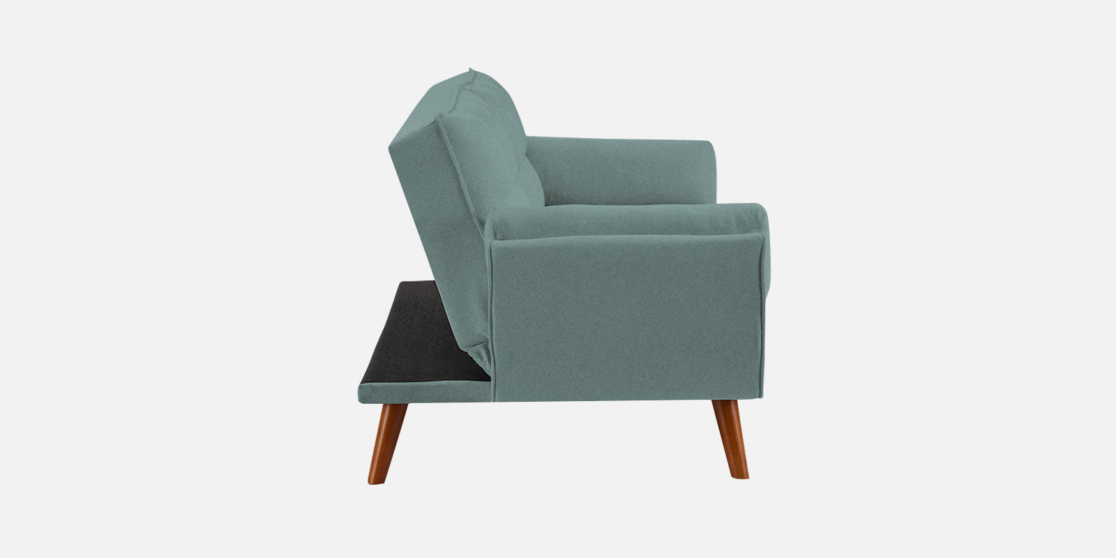 Melano Fabric 3 Seater Convertible Sofa Cum Bed In Suka Blue Colour - Febonic Living