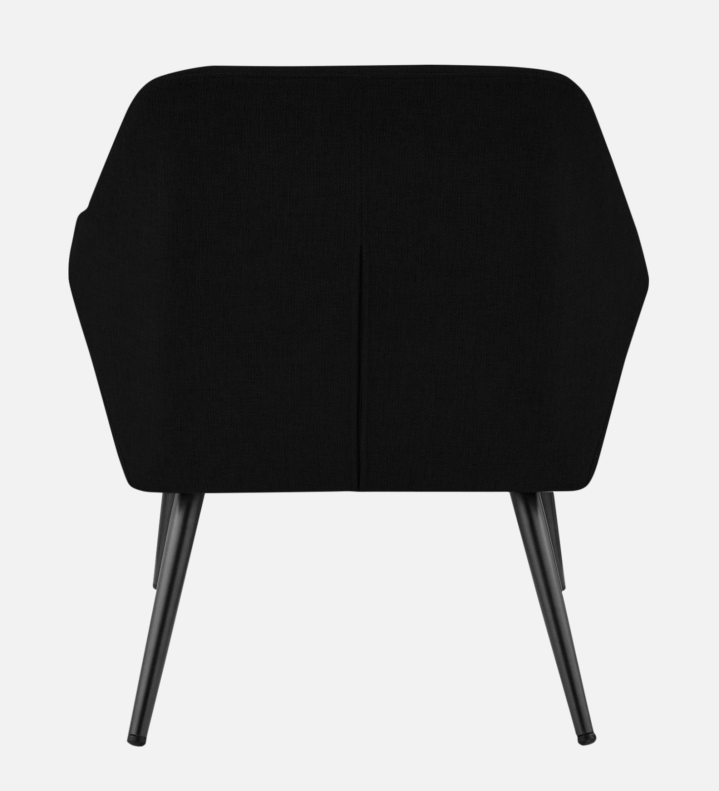 Bella Fabric Arm Chair In Zed Black Colour - Febonic Living