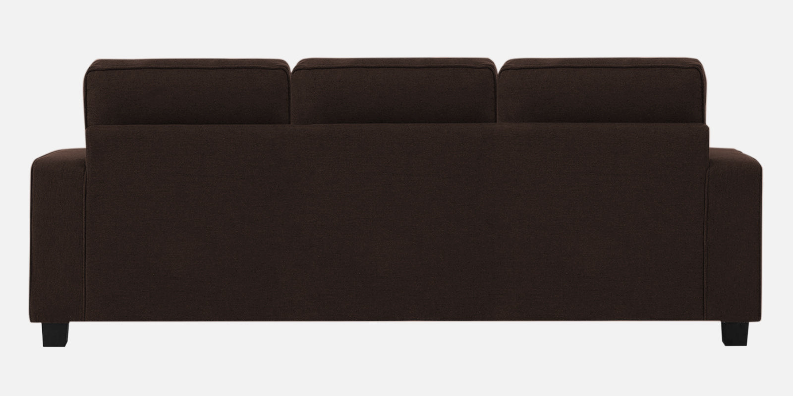 Ladybug Fabric 3 Seater Sofa In Coffee Brown Colour - Febonic Living