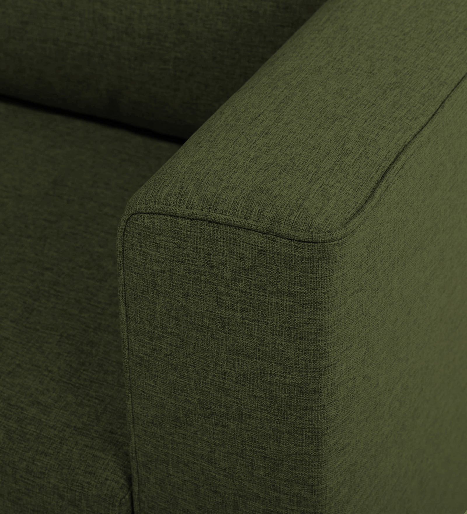 Kenia Fabric 1 Seater Foldable Sofa Cum Bed In Olive Green Colour - Febonic Living