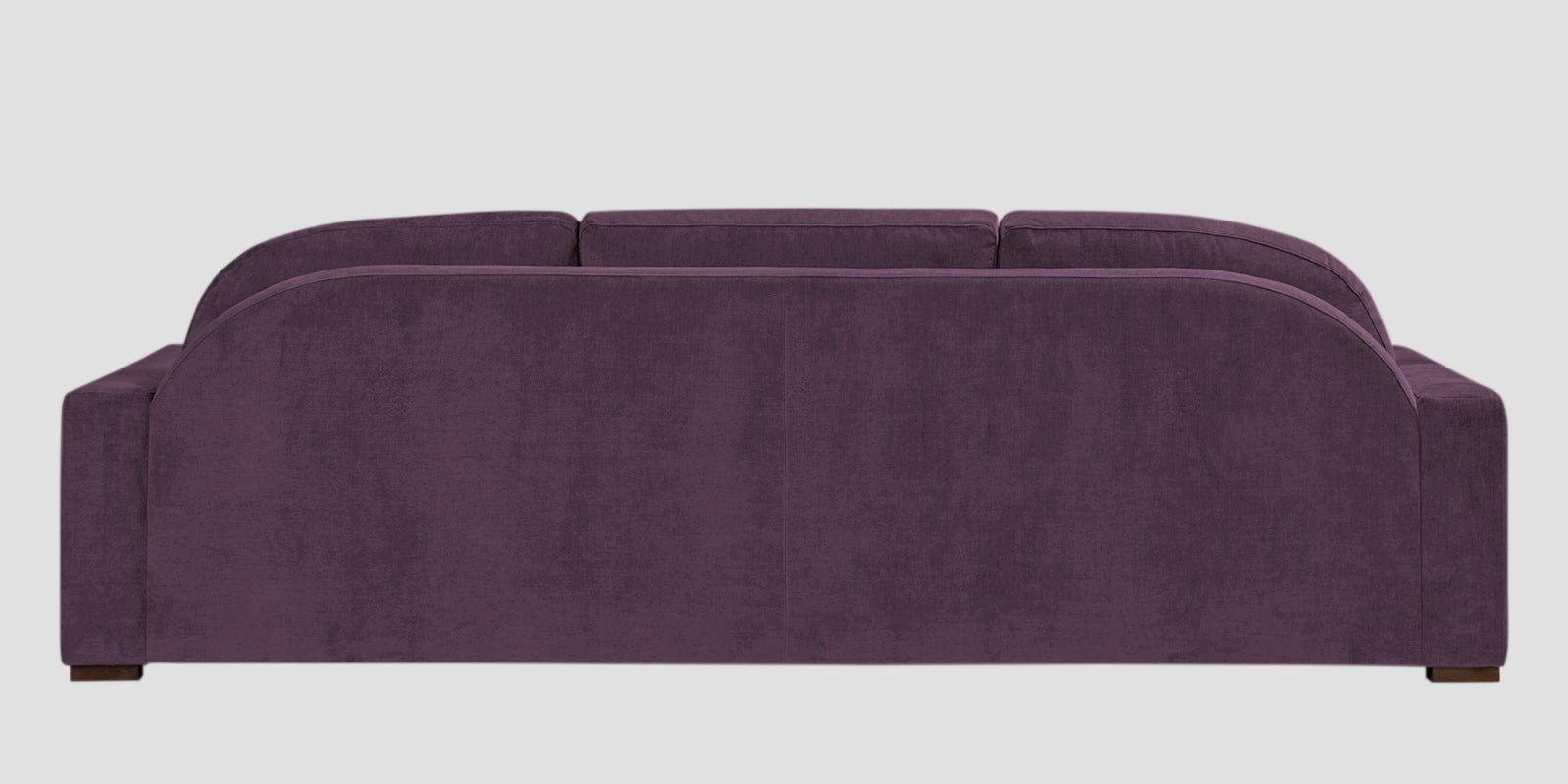 Dara Fabric 3 Seater Sofa In Greek Purple Colour - Febonic Living
