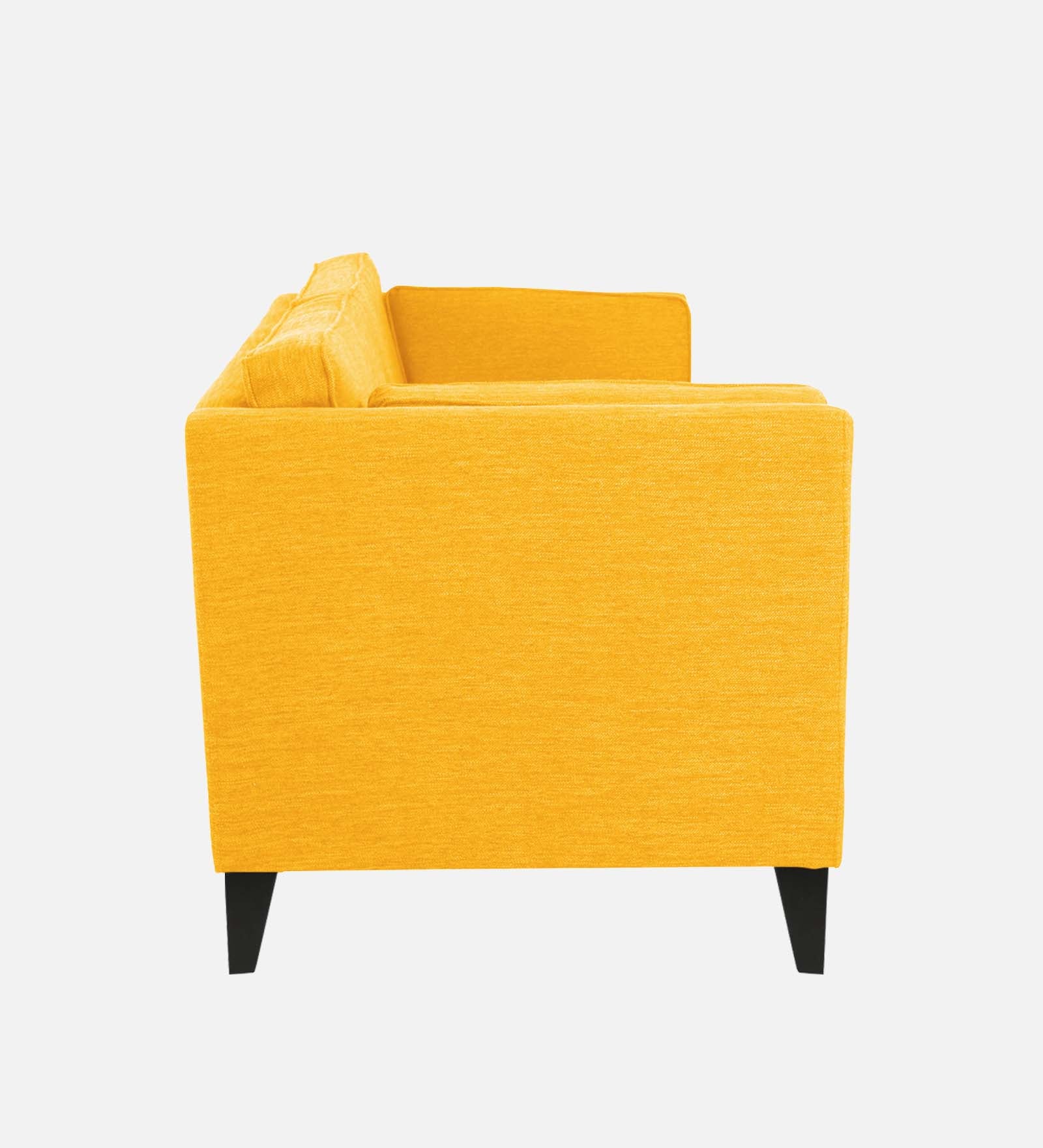 Nigar Fabric 1 Seater Sofa In  Bold Yellow Colour - Febonic Living