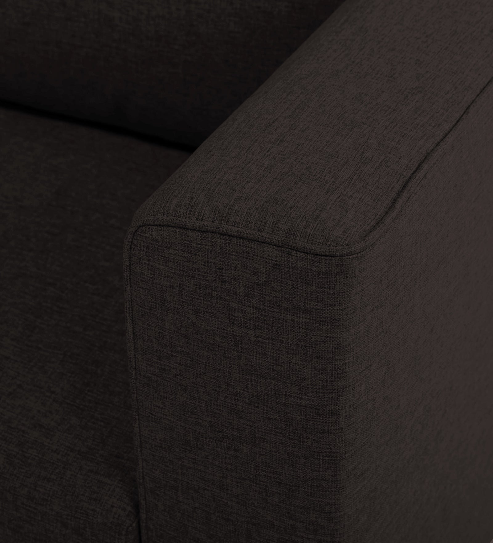 Kenia Fabric 1 Seater Foldable Sofa Cum Bed In Cara Brown Colour - Febonic Living