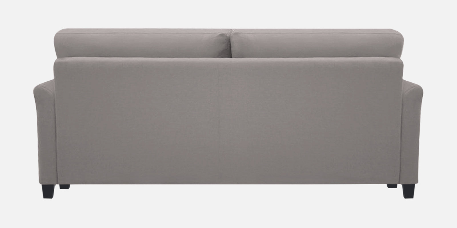 Daroo Velvet 3 Seater Sofa In Pearl Grey Colour - Febonic Living