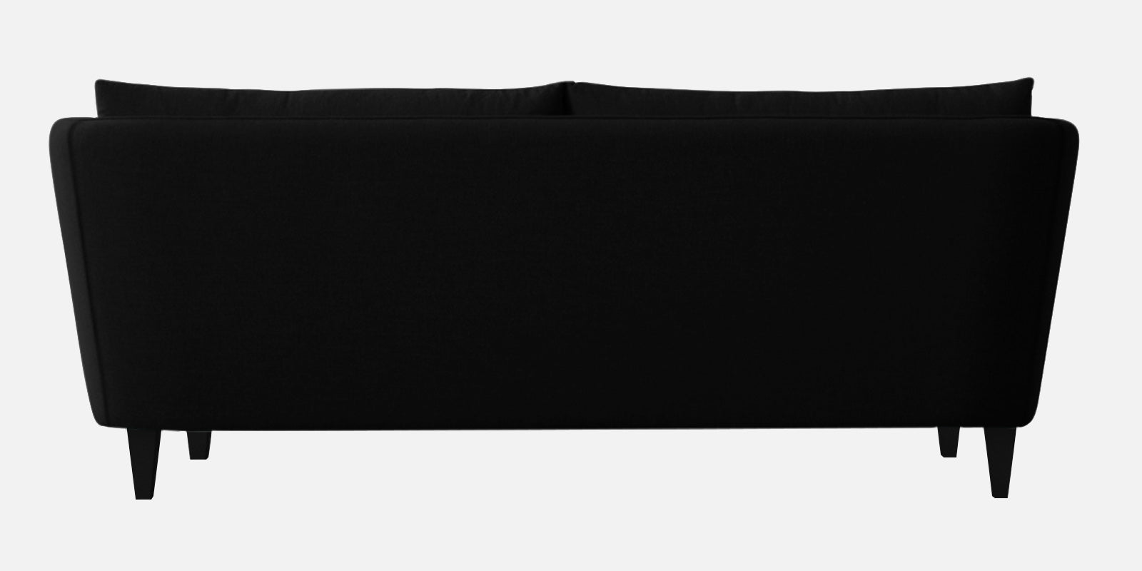 Norway Velvet 3 Seater Sofa In Adam Black Colour - Febonic Living