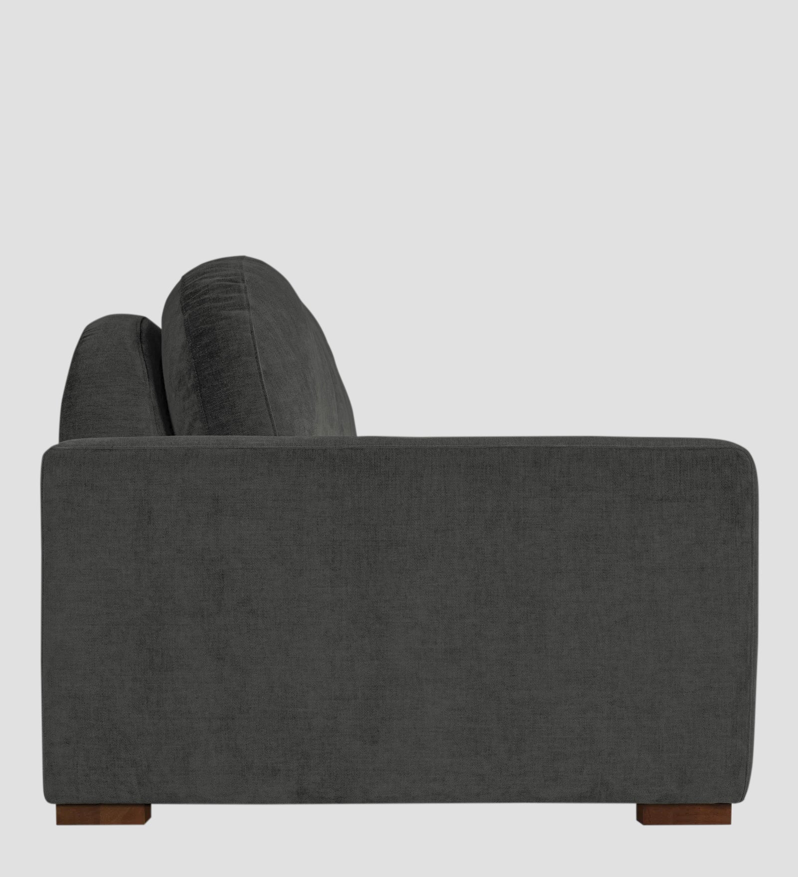 Dara Fabric 1 Seater Sofa In Charcoal Grey Colour - Febonic Living