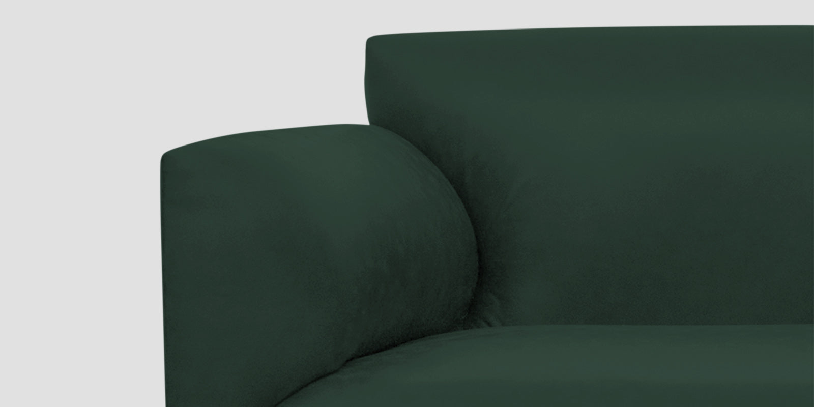 Convi Leatherette 3 Seater Sofa In Basil Green Colour - Febonic Living
