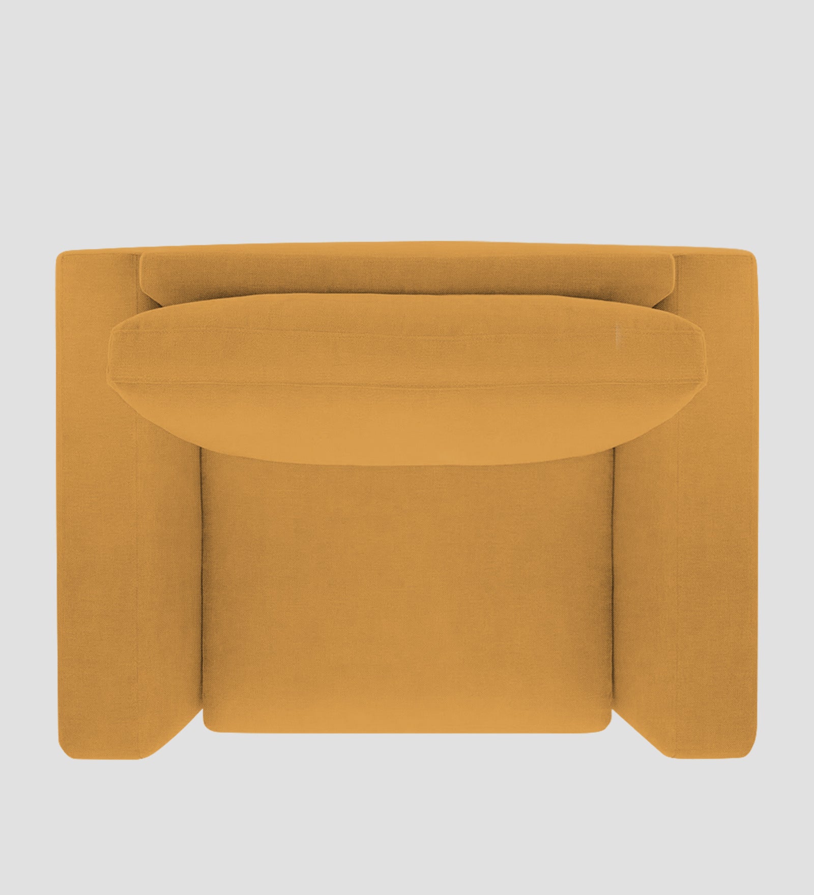 Esha Fabric 1 Seater Sofa In Corn Yellow Colour - Febonic Living