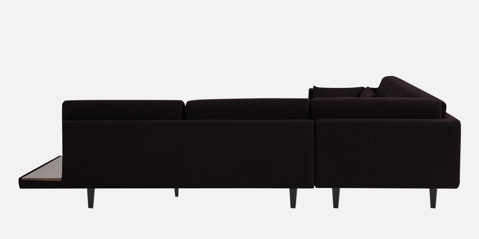 Malta Fabric 6 Seater LHS Corner Sofa In Cara brown Colour - Febonic Living
