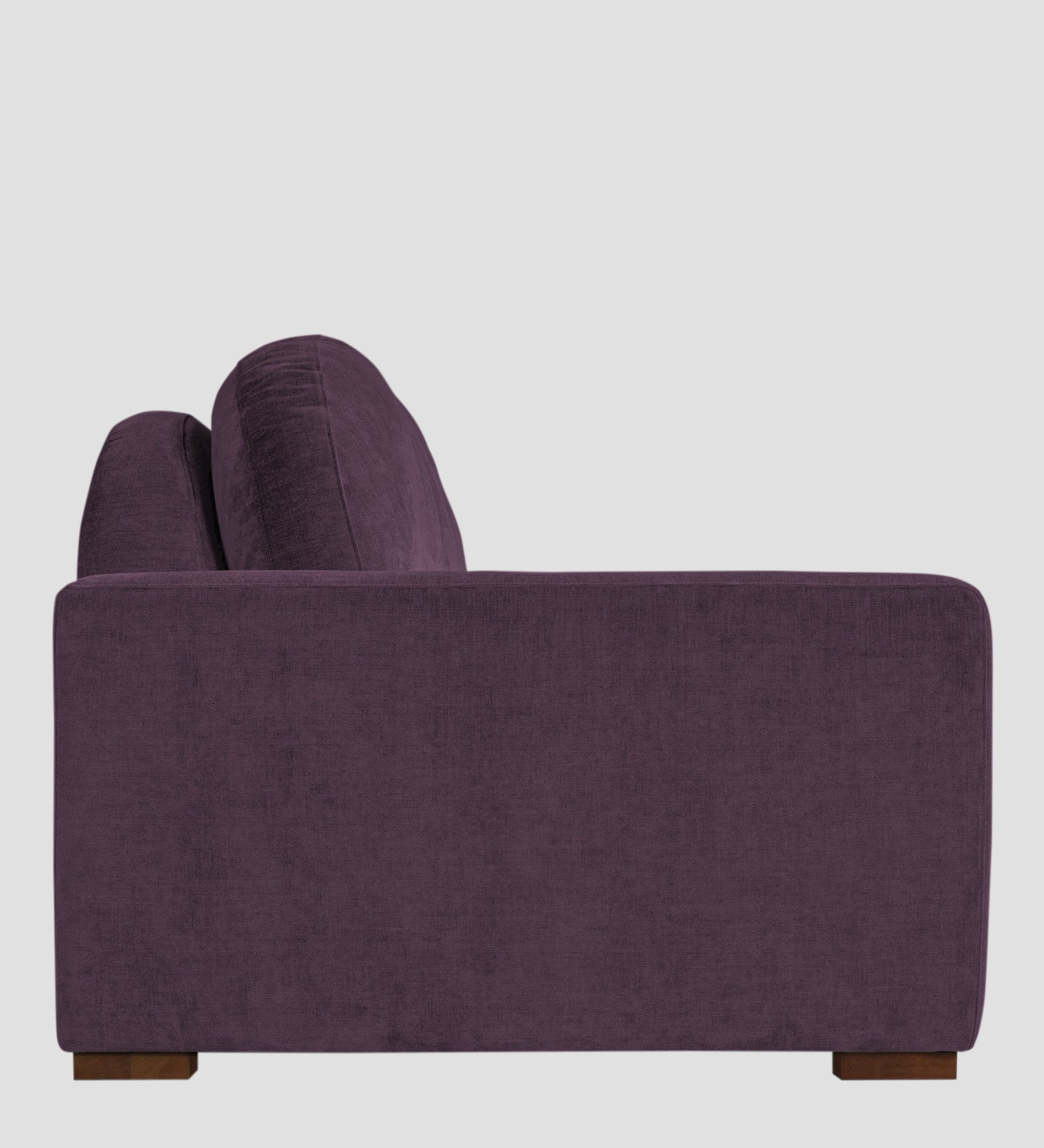 Dara Fabric 1 Seater Sofa In Greek Purple Colour - Febonic Living