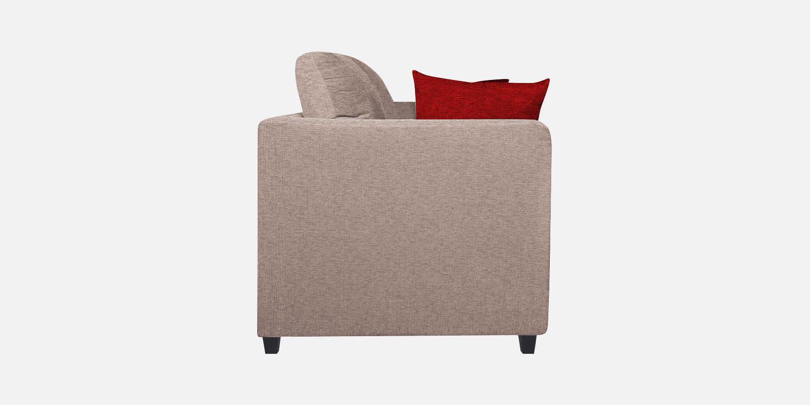 Nuska Fabric 2 Seater Sofa In Kadhi Beige Colour - Febonic Living