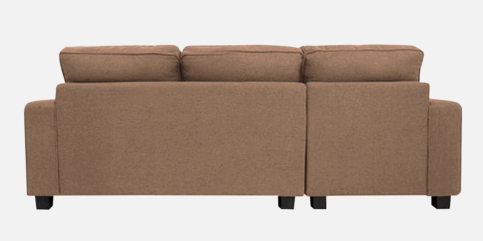 Ladybug Fabric LHS Sectional Sofa (2+Lounger) In Cosmic Beige Colour - Febonic Living