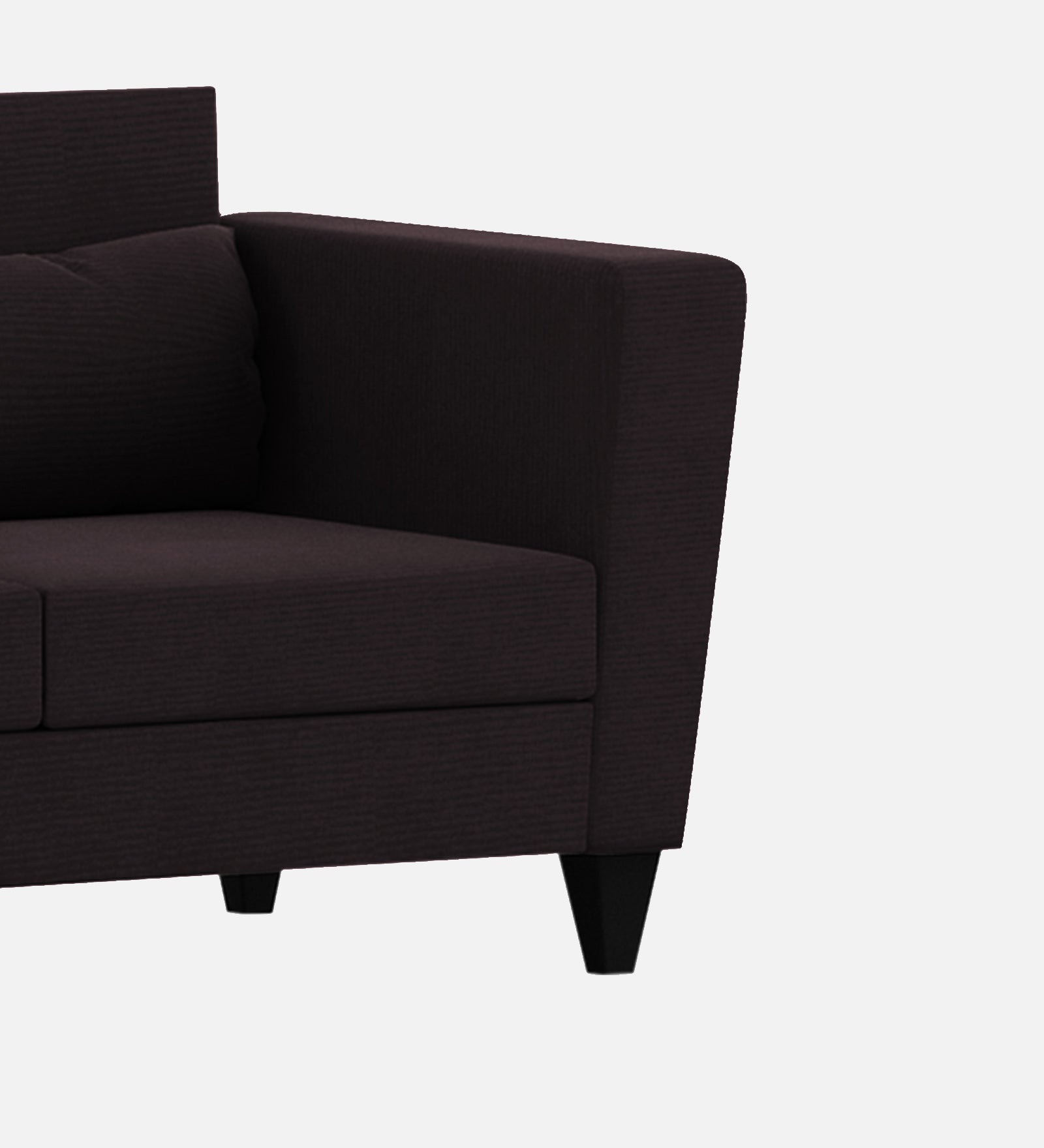 Tokyo Fabric 1 Seater Sofa In Cara Brown Colour - Febonic Living