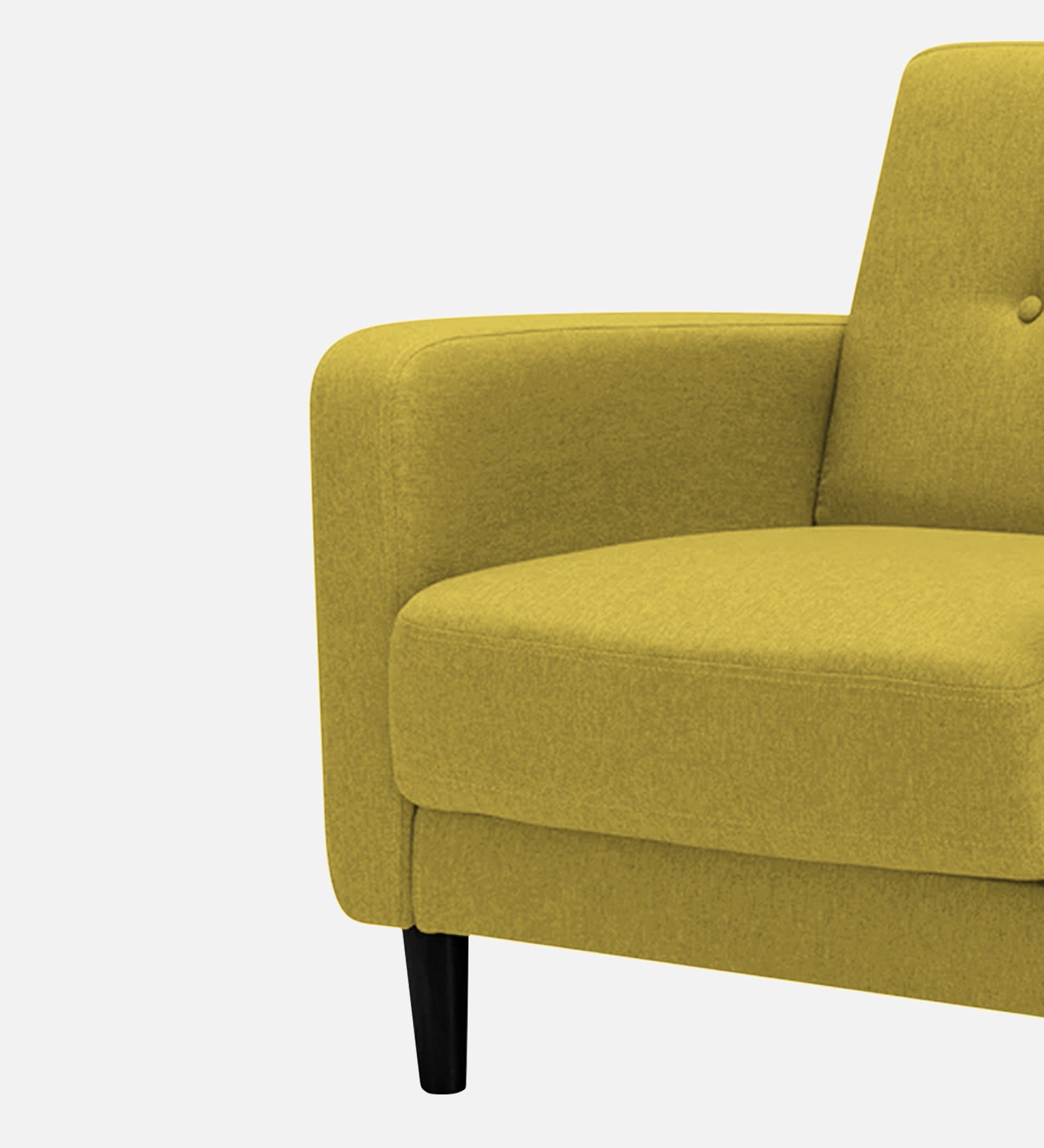 Marq Fabric 1 Seater Sofa In Parrot Green Colour - Febonic Living