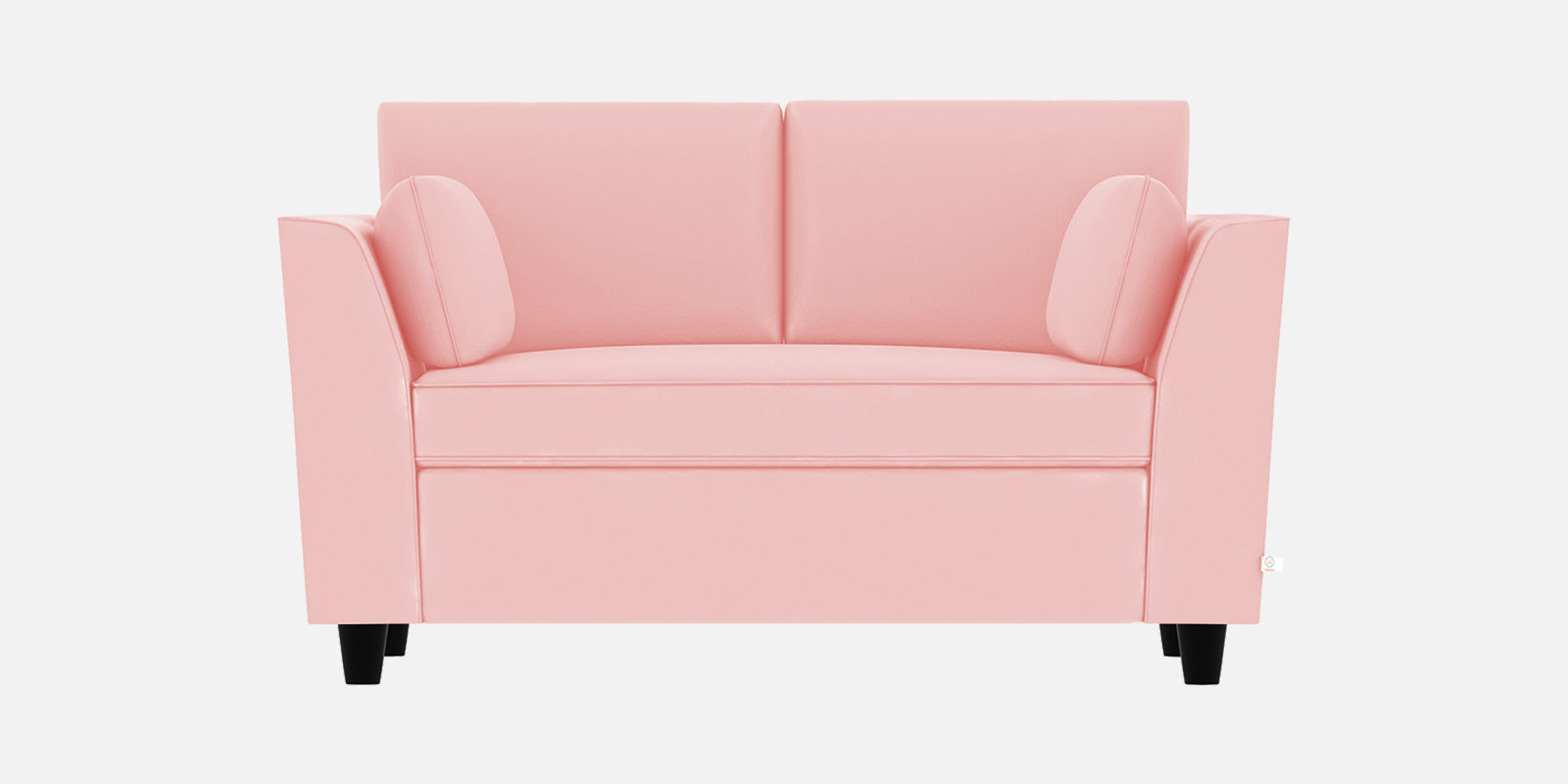Bristo Velvet 2 Seater Sofa in Millennial pink Colour With Storage