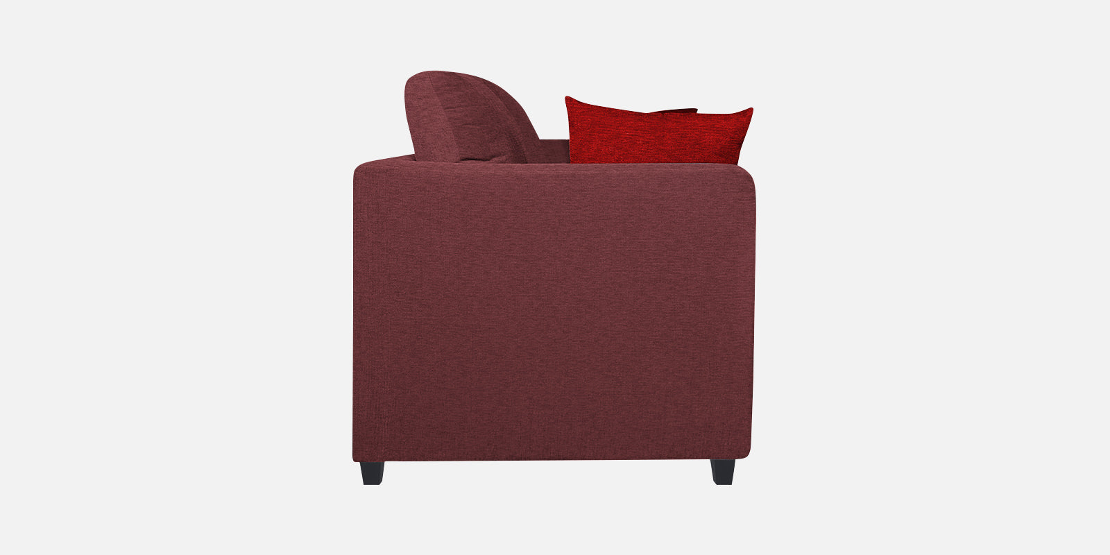 Nuska Fabric 2 Seater Sofa In Blaze Red Colour - Febonic Living