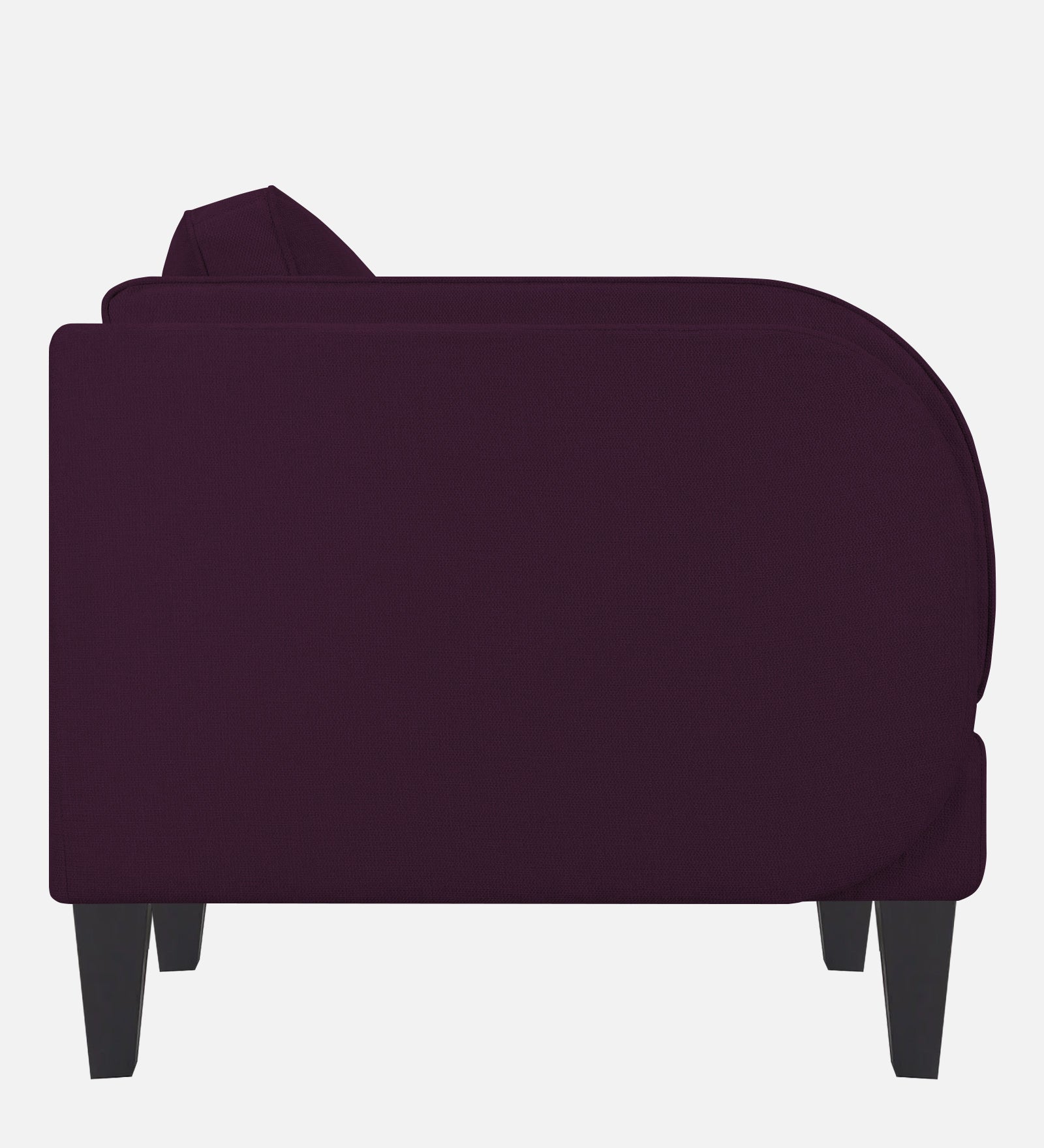 Siddy Fabric 1 Seater Sofa In Greek Purple Colour - Febonic Living